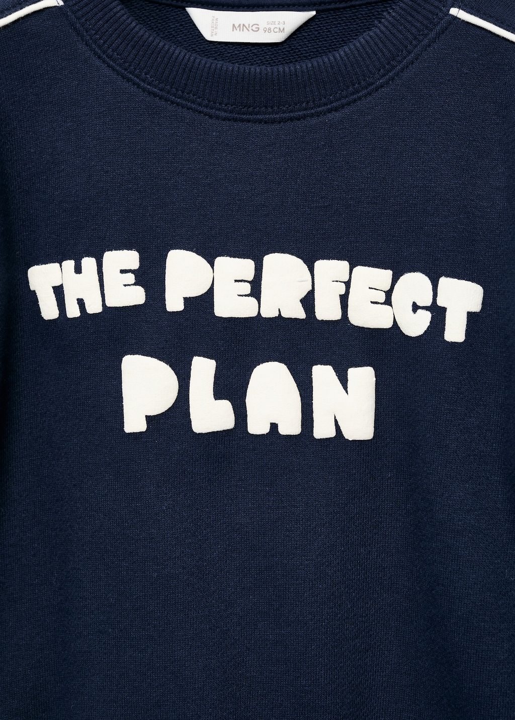 Printed embossed sweatshirt