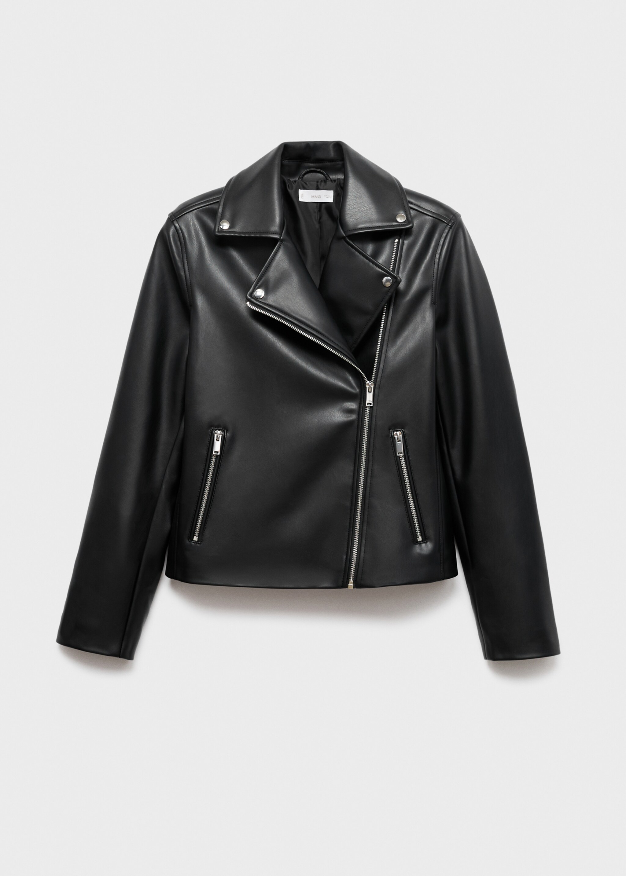 Biker jacket - Article without model, Black. Ref: 17045156-00.