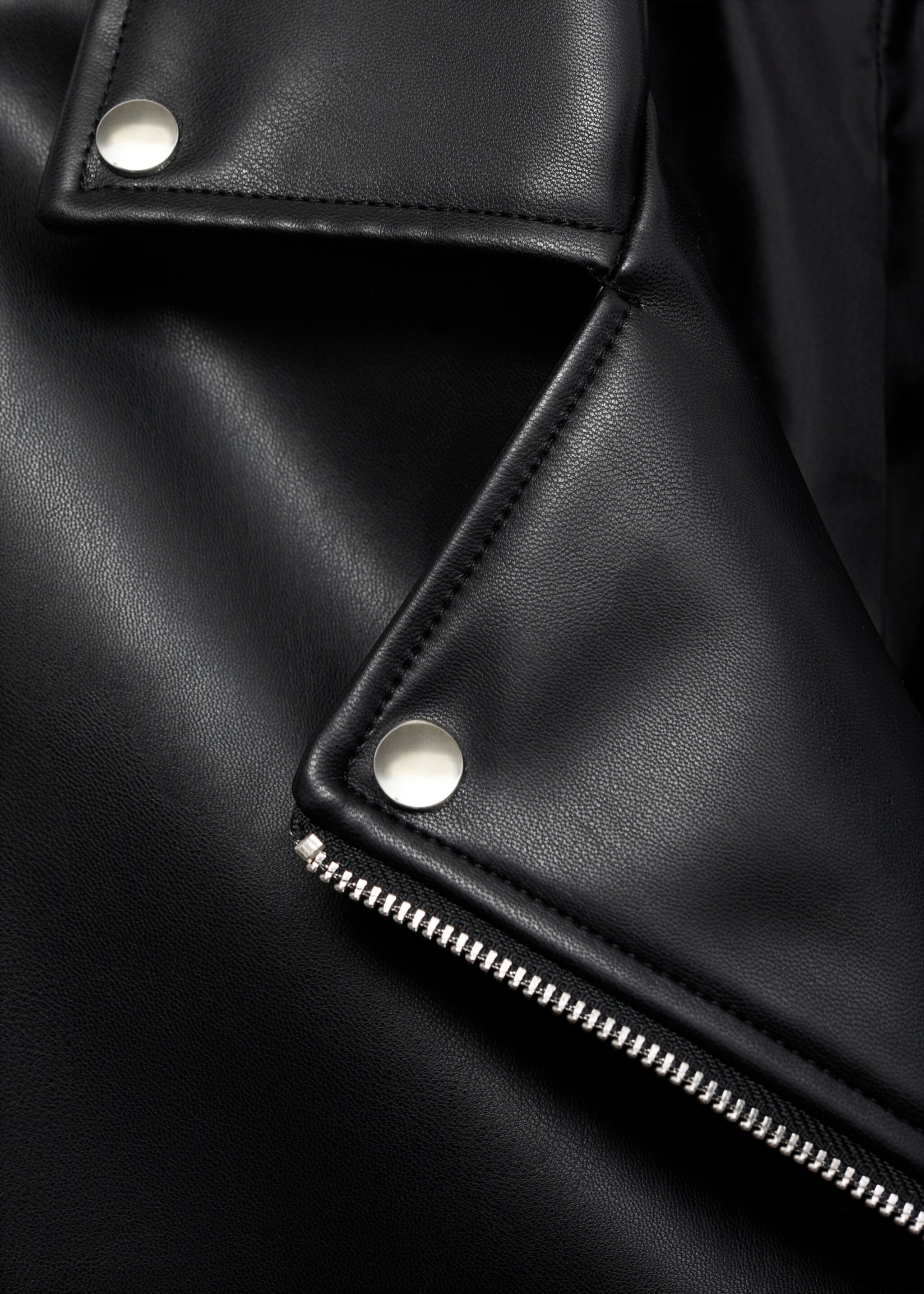 Biker jacket - Details of the article 0, Black. Ref: 17045156-00.