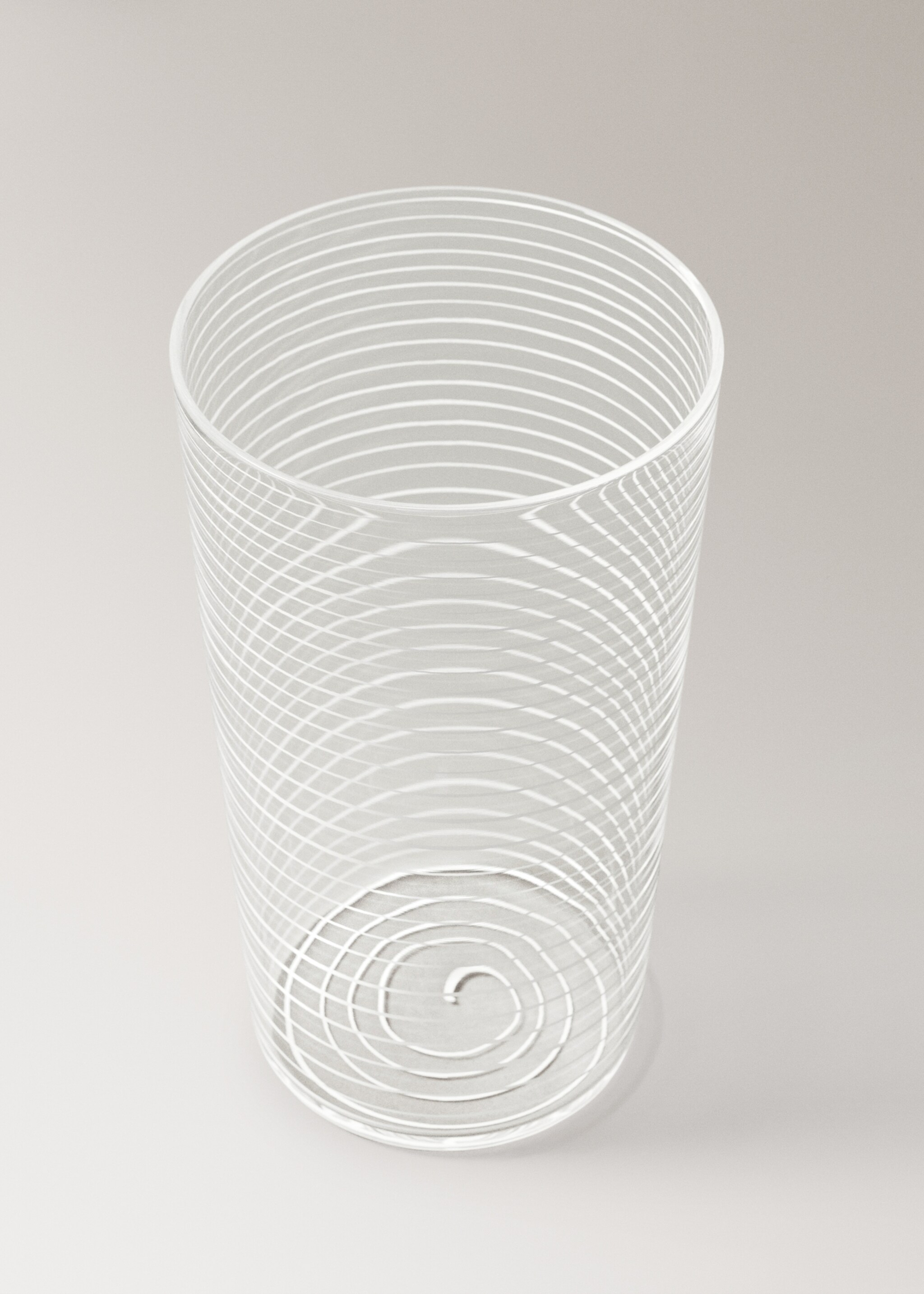 Lines borosilicate tumbler - Details of the article 2, White. Ref: 17045164-00.