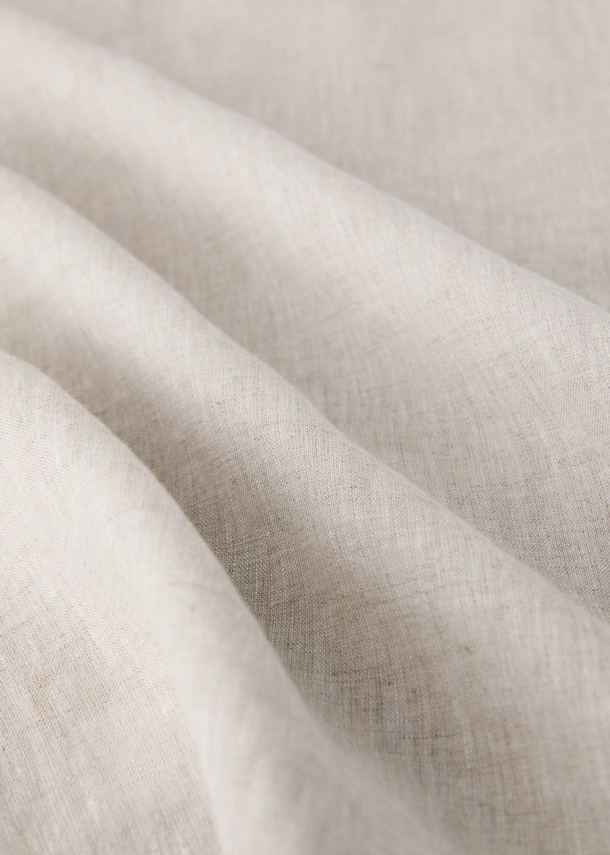 Housse de couette berceau lin lavé ajouré - Détail de l'article 2, Beige. Ref: 17045165-00.