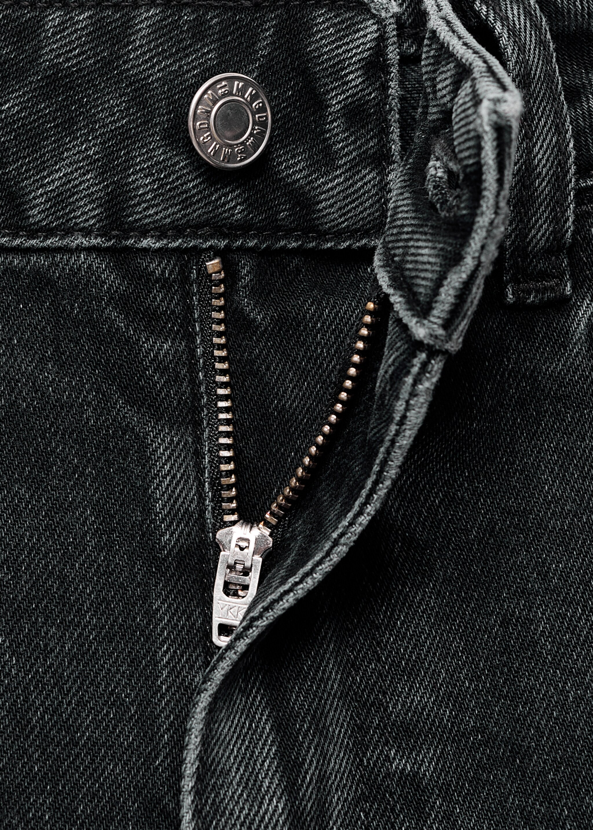 Jeans slim tiro alto - Detalle del artículo 0, Denim negro. Ref: 17045171-00.