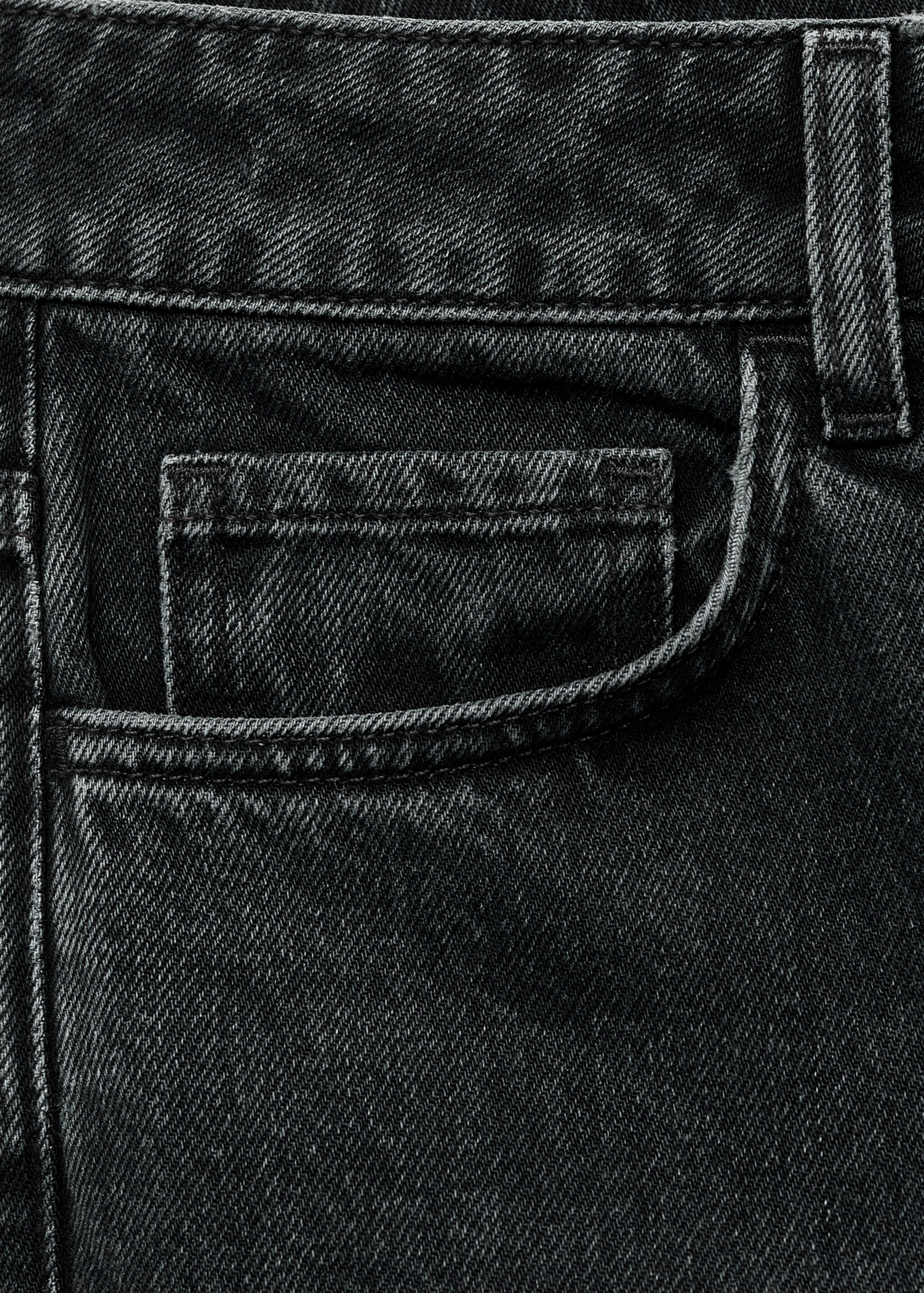 Jeans slim tiro alto - Detalle del artículo 8, Denim negro. Ref: 17045171-00.