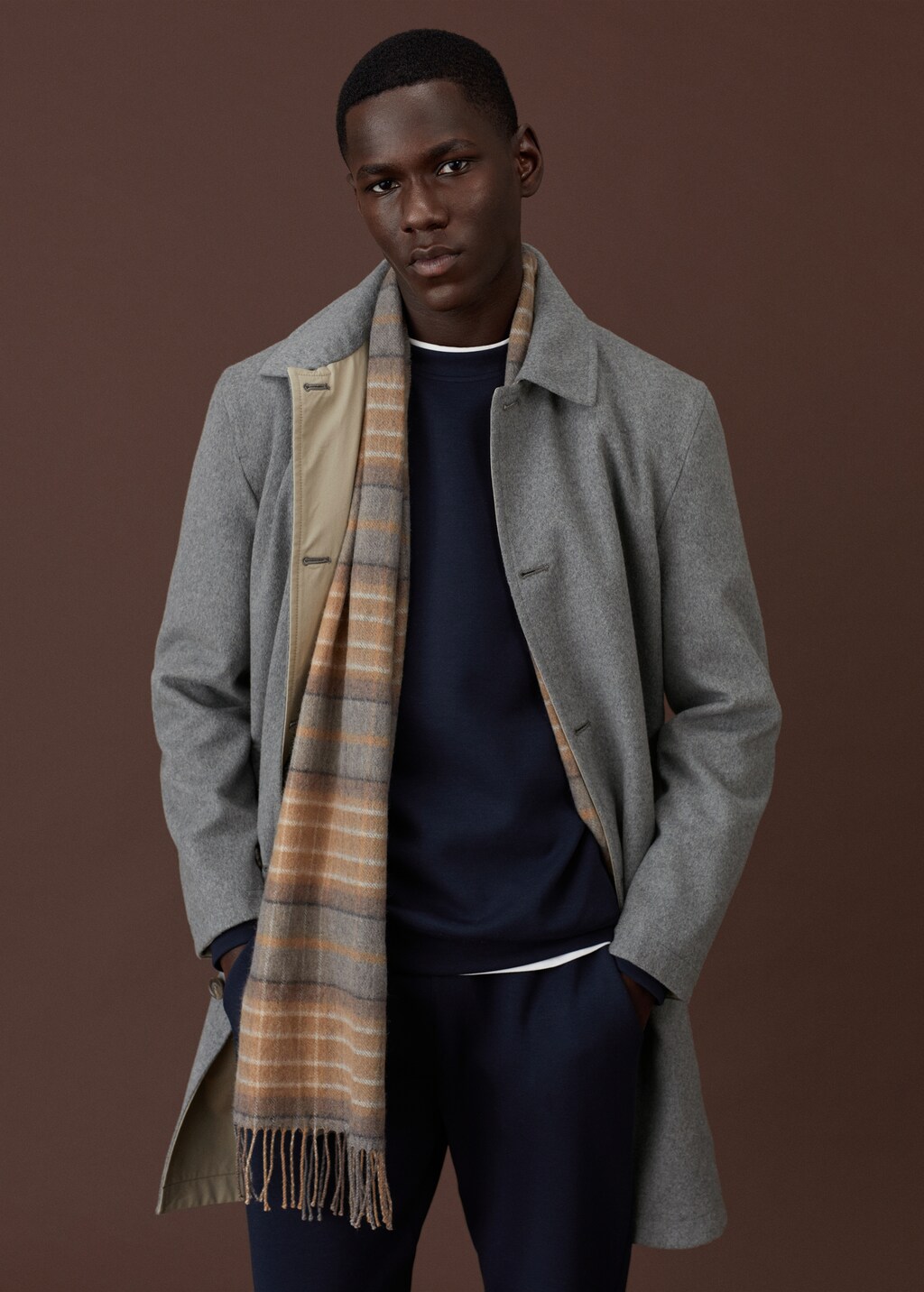 Trench reversible laine Homme MANGO Tunisie
