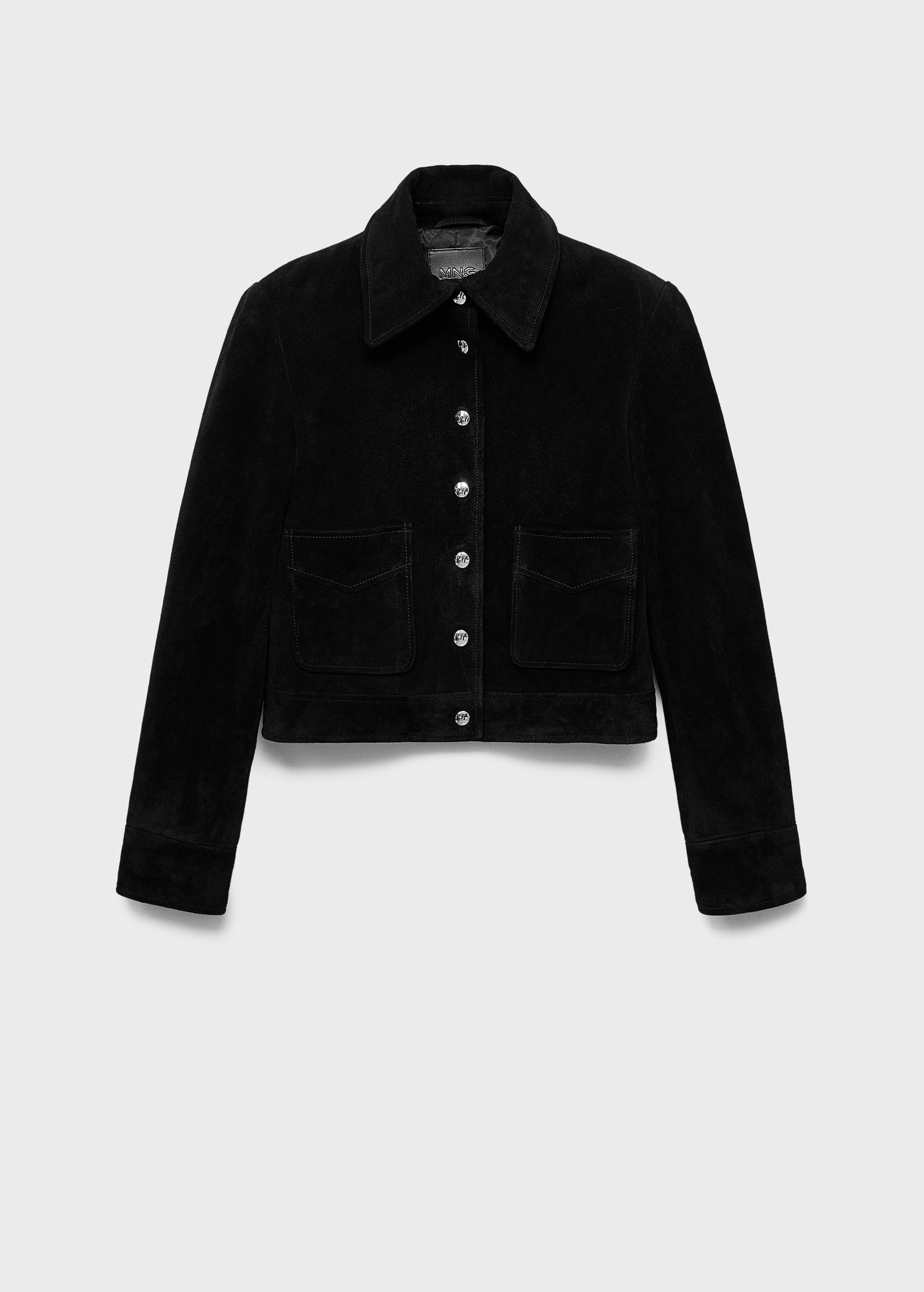 Mango Outlet Mango Wildlederjacke Wildlederjacke Mit Knöpfen Aus