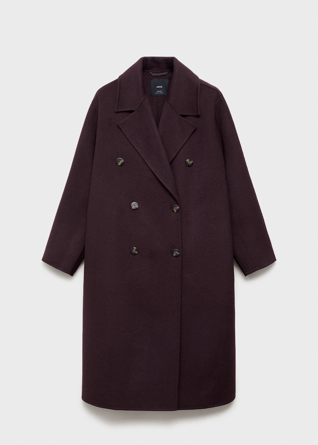 Mango Handmade oversized wool coat