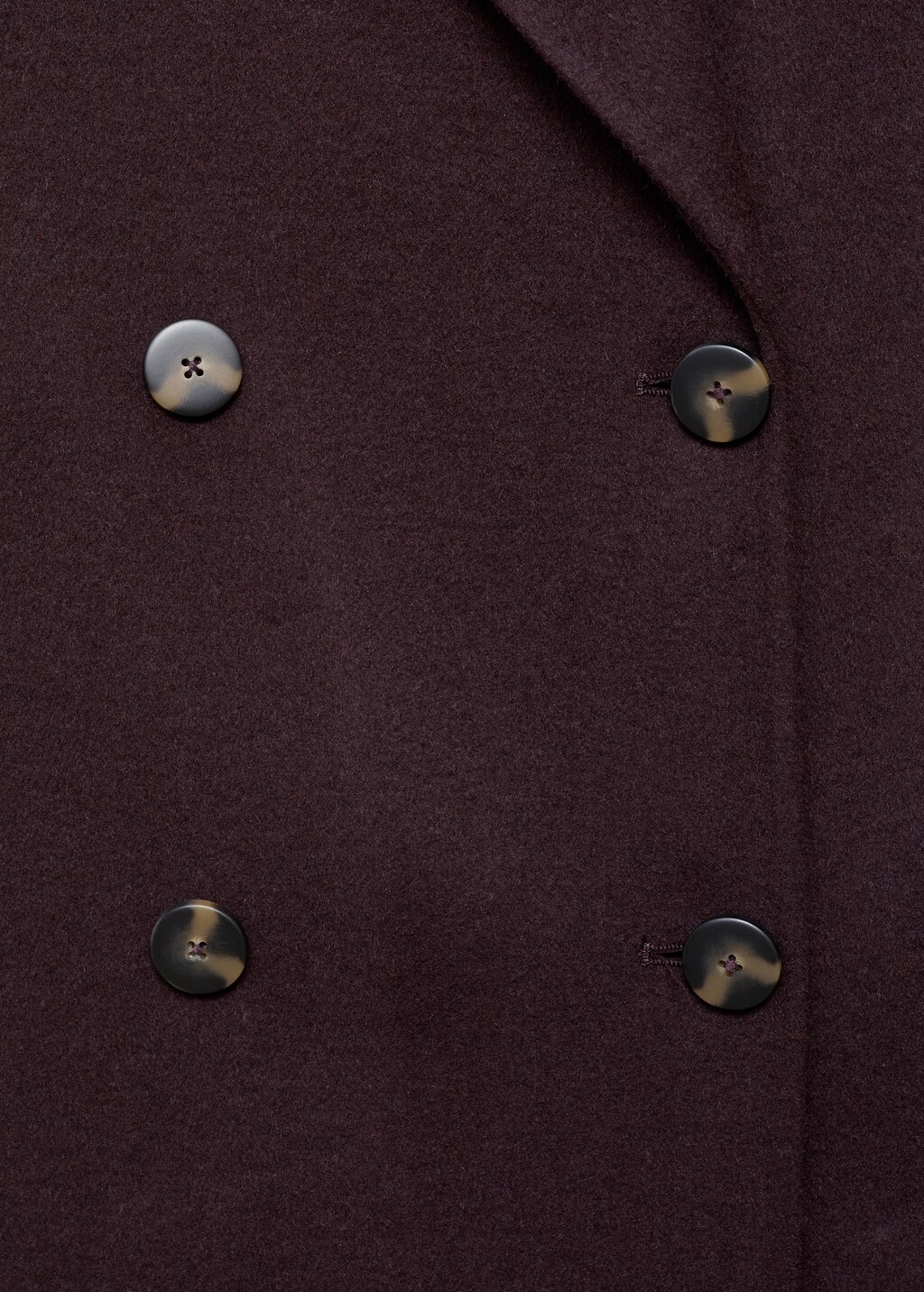 Mango Handmade oversized wool coat