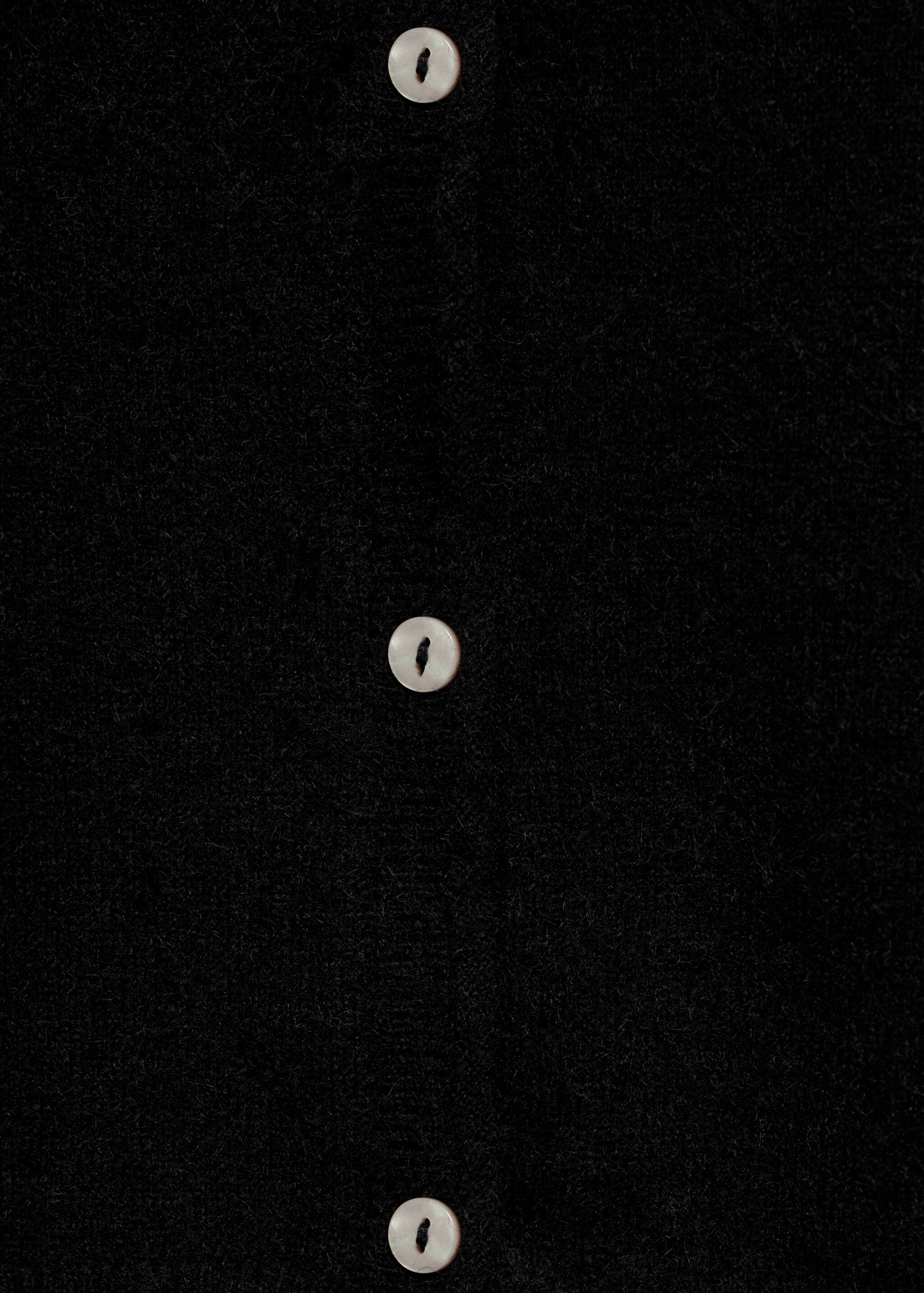 Knitted button cardigan - Details of the article 8, Black. Ref: 17045790-00.