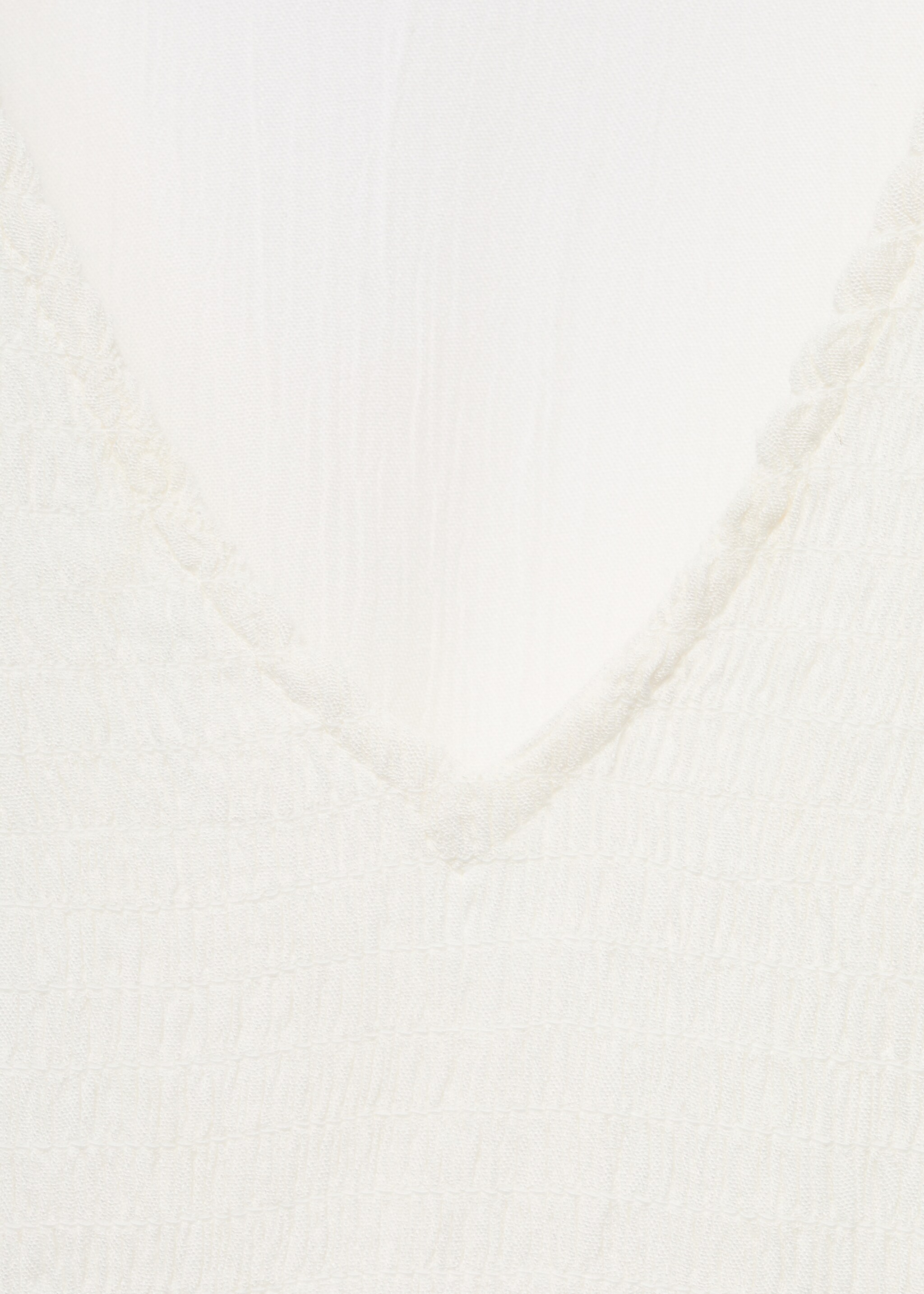 Ruched flowing blouse - Details of the article 8, Off White. Ref: 17045791-00.
