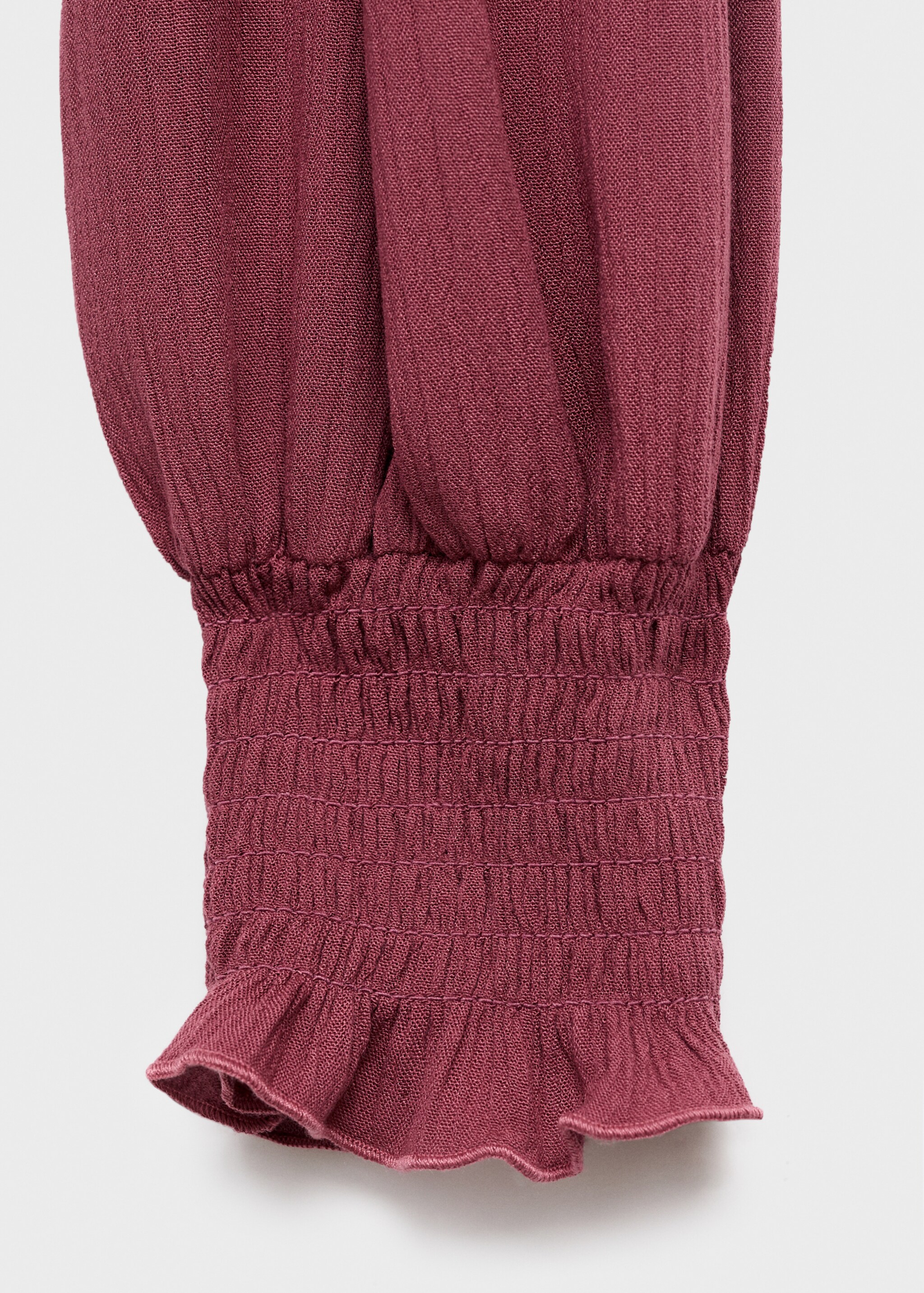 Blouse fluide froncée - Détail de l'article 0, Grenat. Ref: 17045791-00.