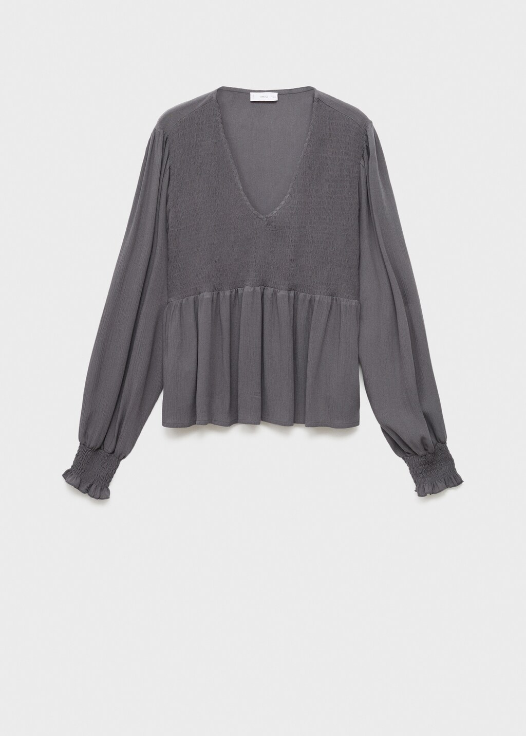 Ruched flowing blouse