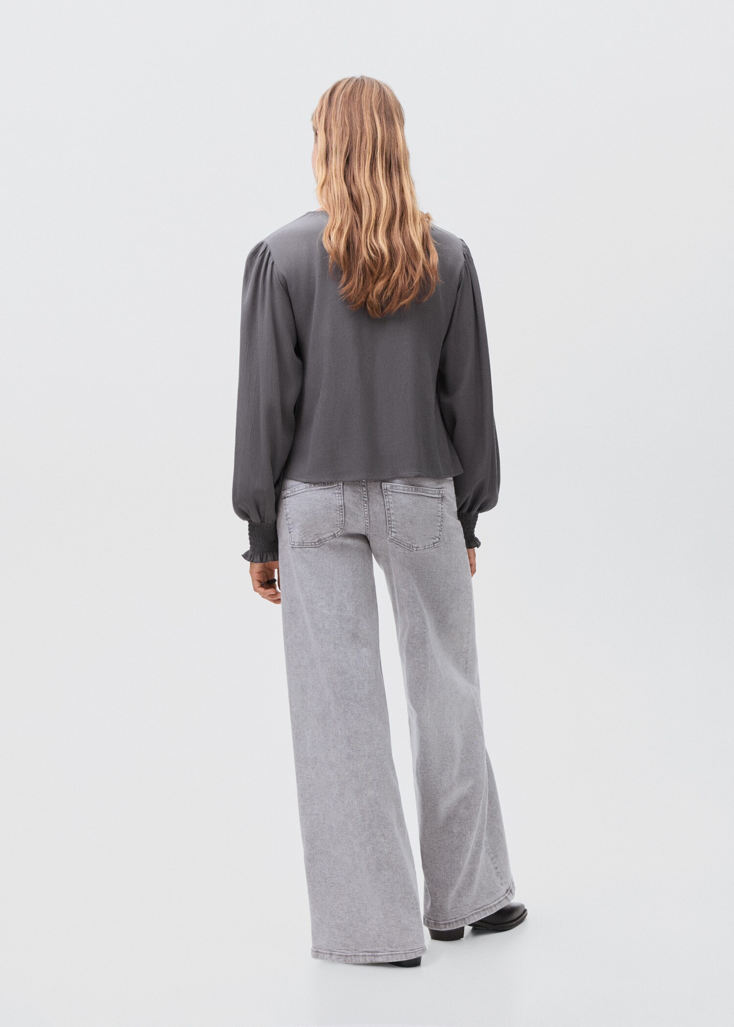 Blouse fluide froncée - Verso de l’article