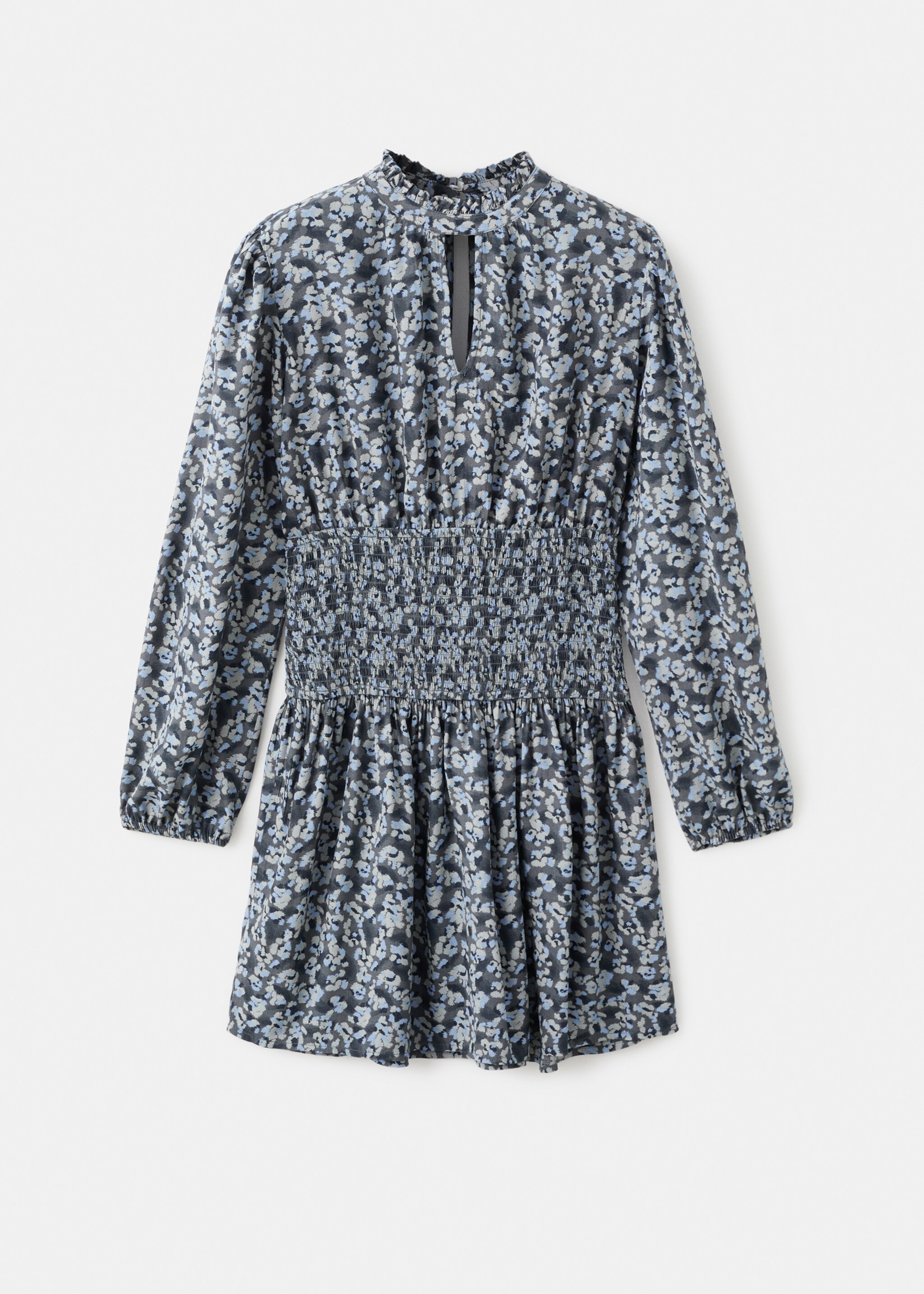 Vestit fluid estampat - Article sense model, Gris antracita. Ref: 17045794-00.