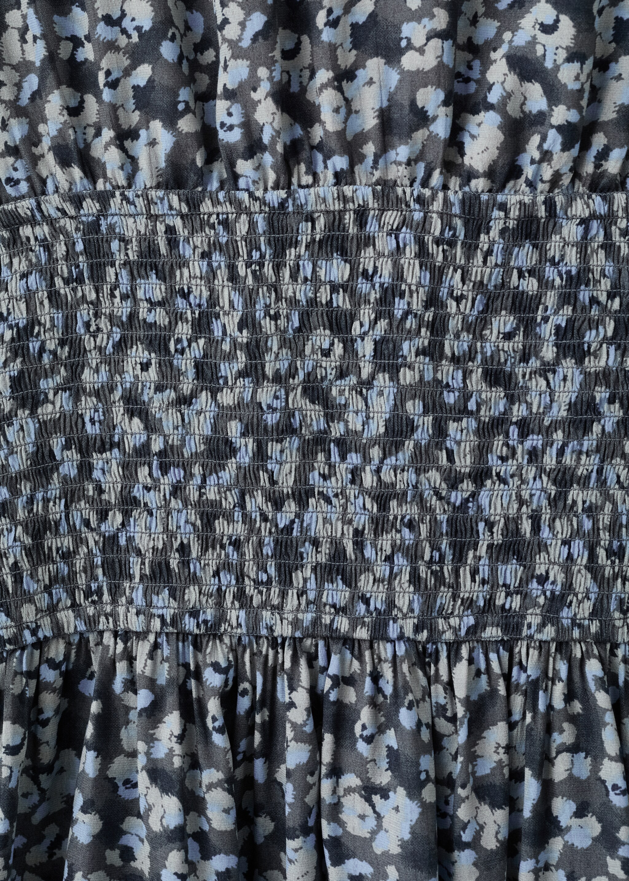 Vestit fluid estampat - Detall de l'article 0, Gris antracita. Ref: 17045794-00.