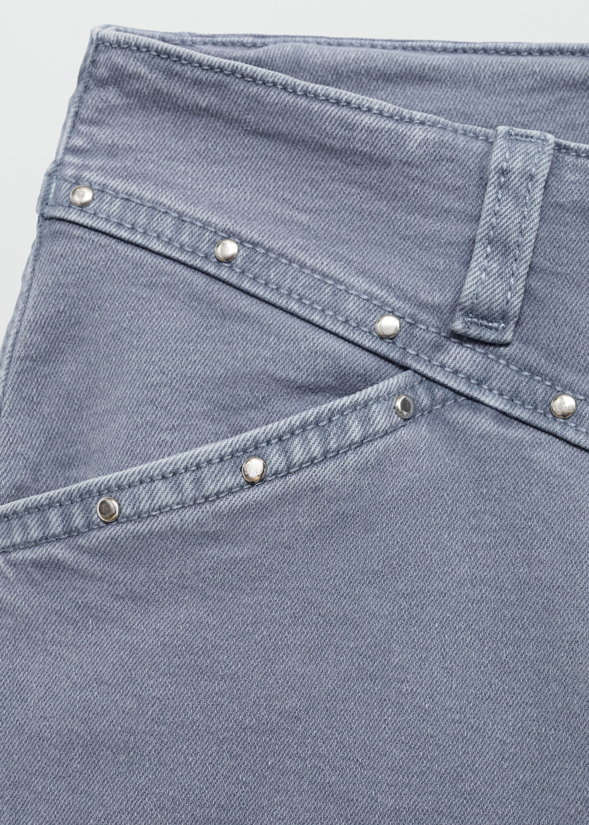 Jean wideleg clouté - Détail de l'article 0, Bleu. Ref: 17045796-00.
