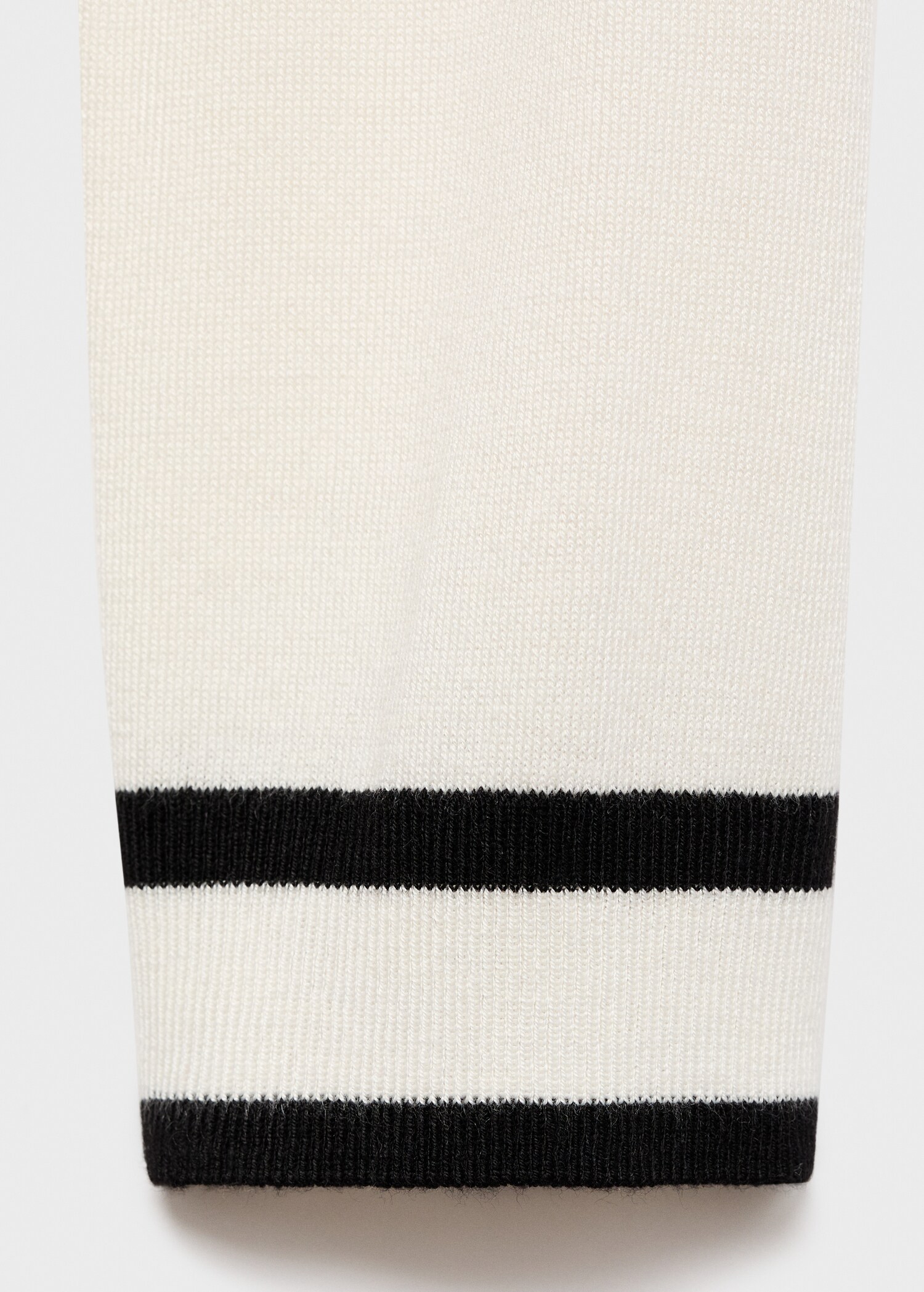 Contrast stripe cardigan - Details of the article 0
