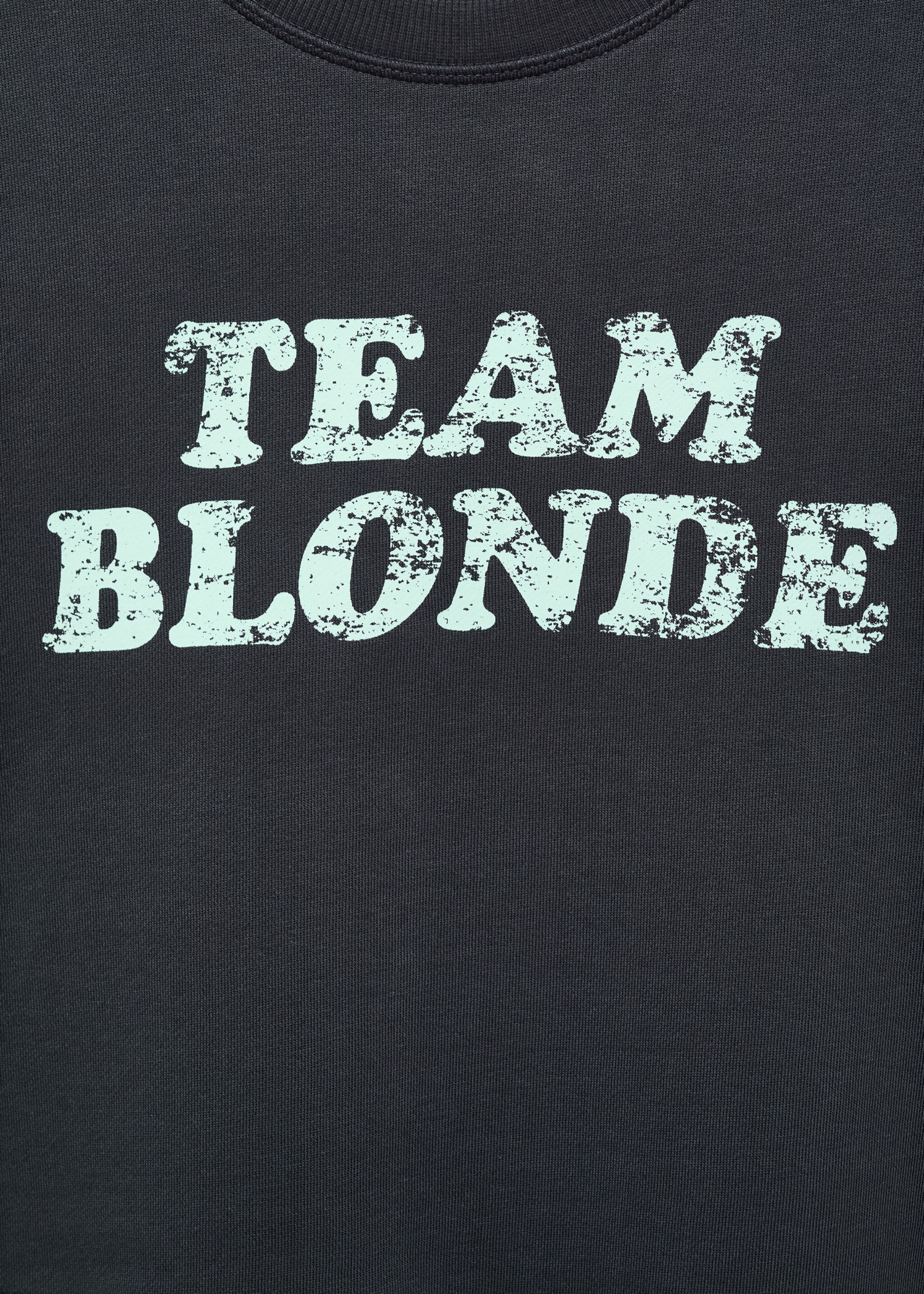 Printed cotton sweatshirt - Details of the article 8, Charcoal. Ref: 17045802-00.