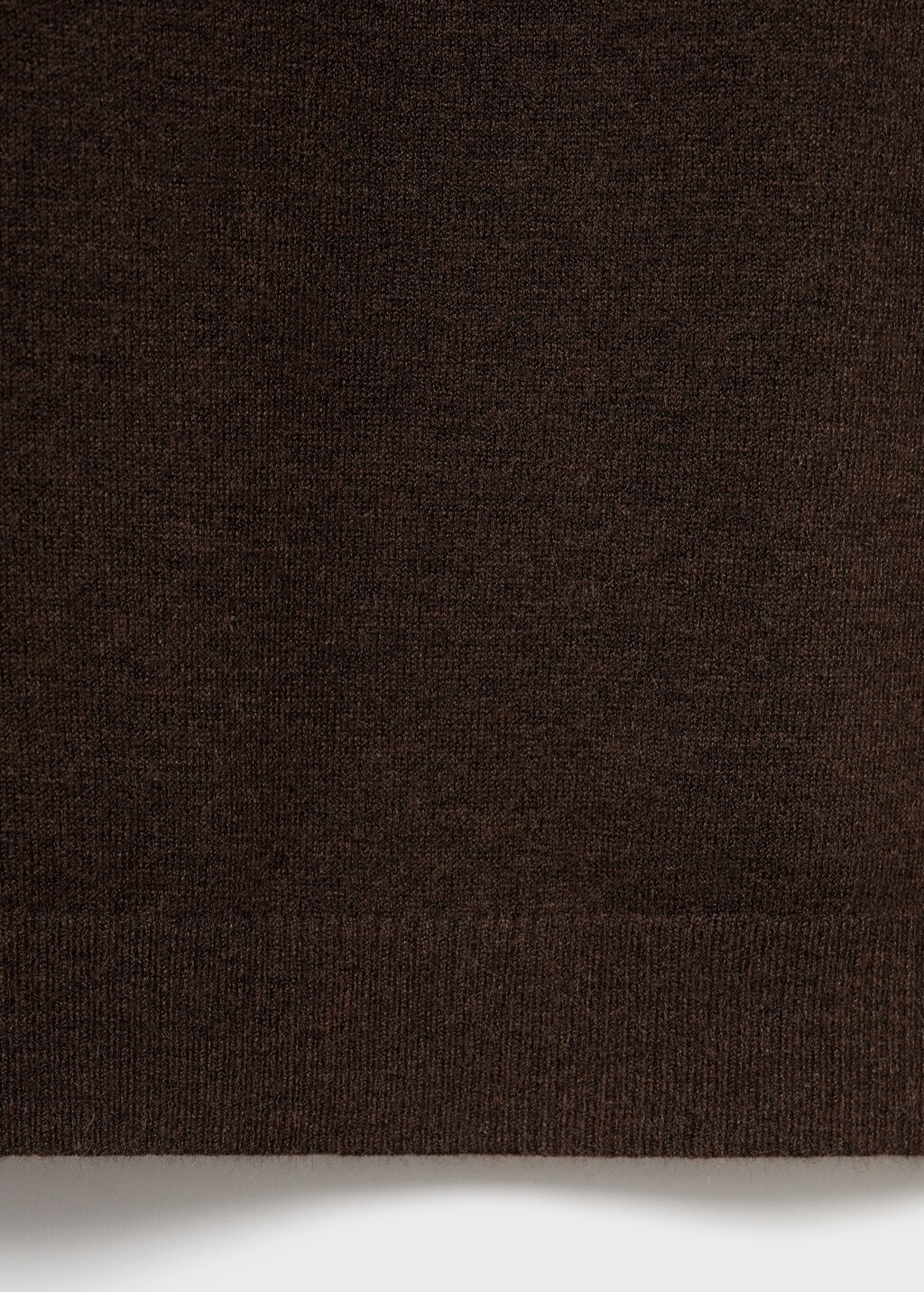 Knitted turtleneck dress