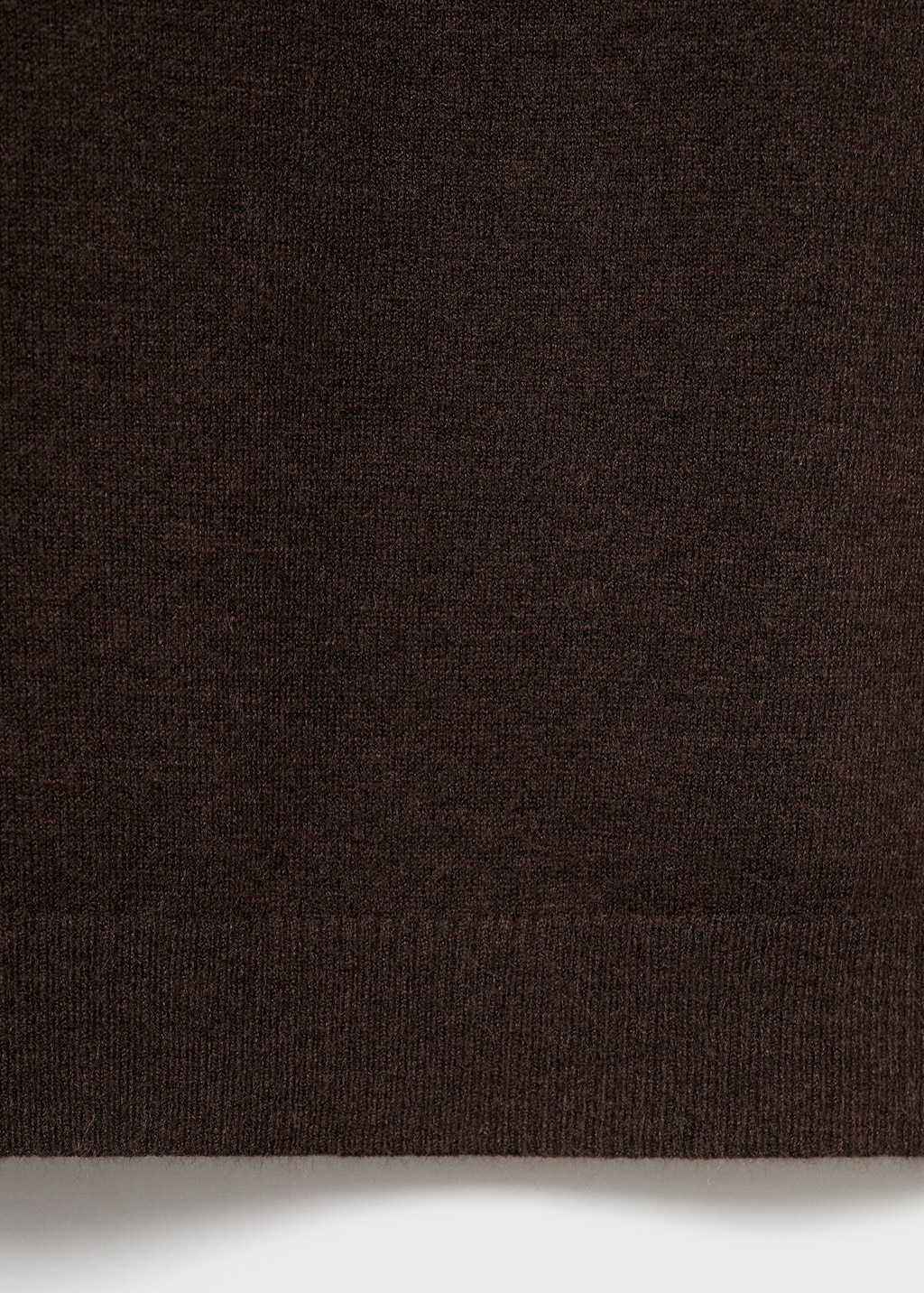 Knitted turtleneck dress