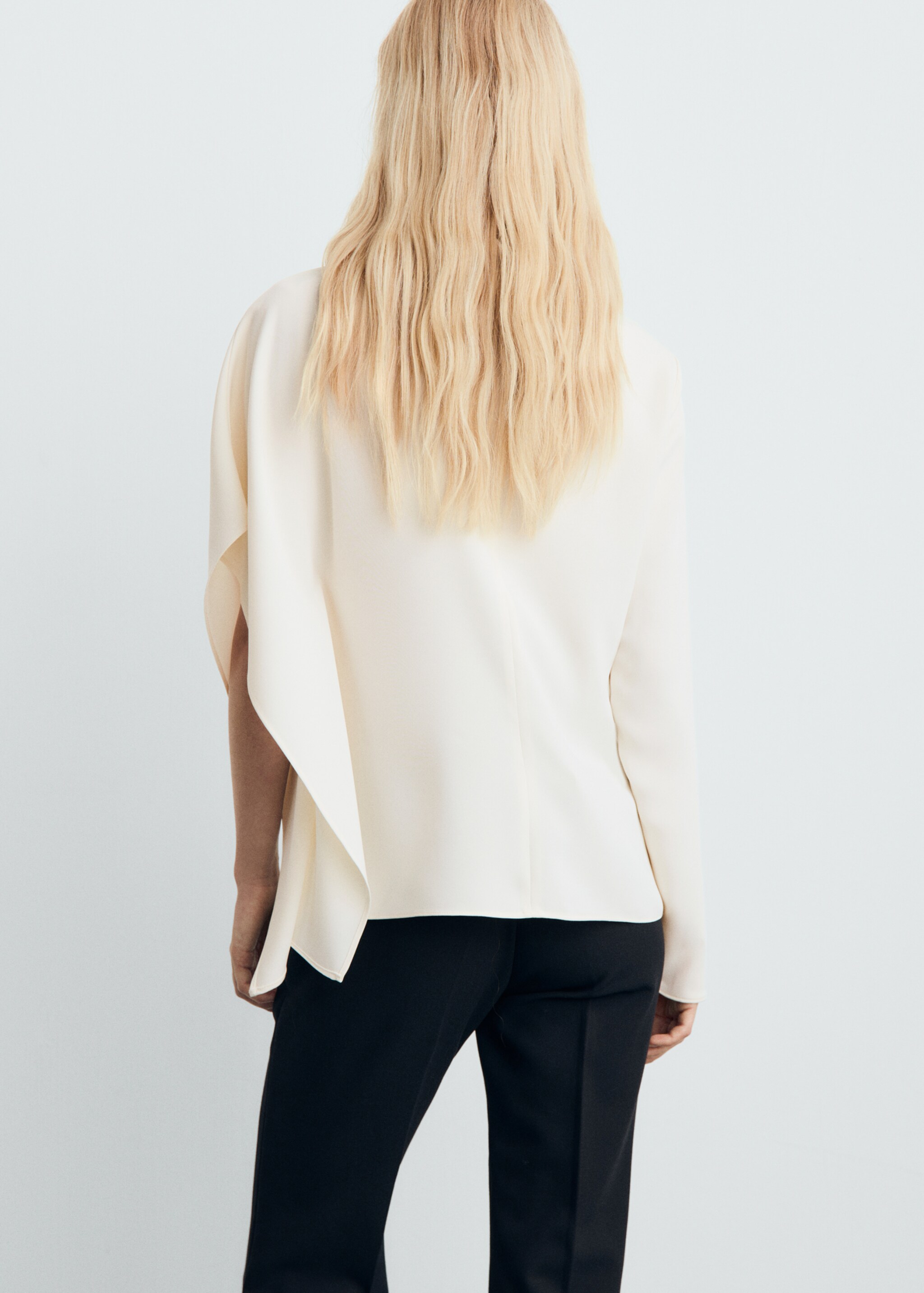 Blouse luna - Verso de l’article, Blanc cassé. Ref: 17045805-00.