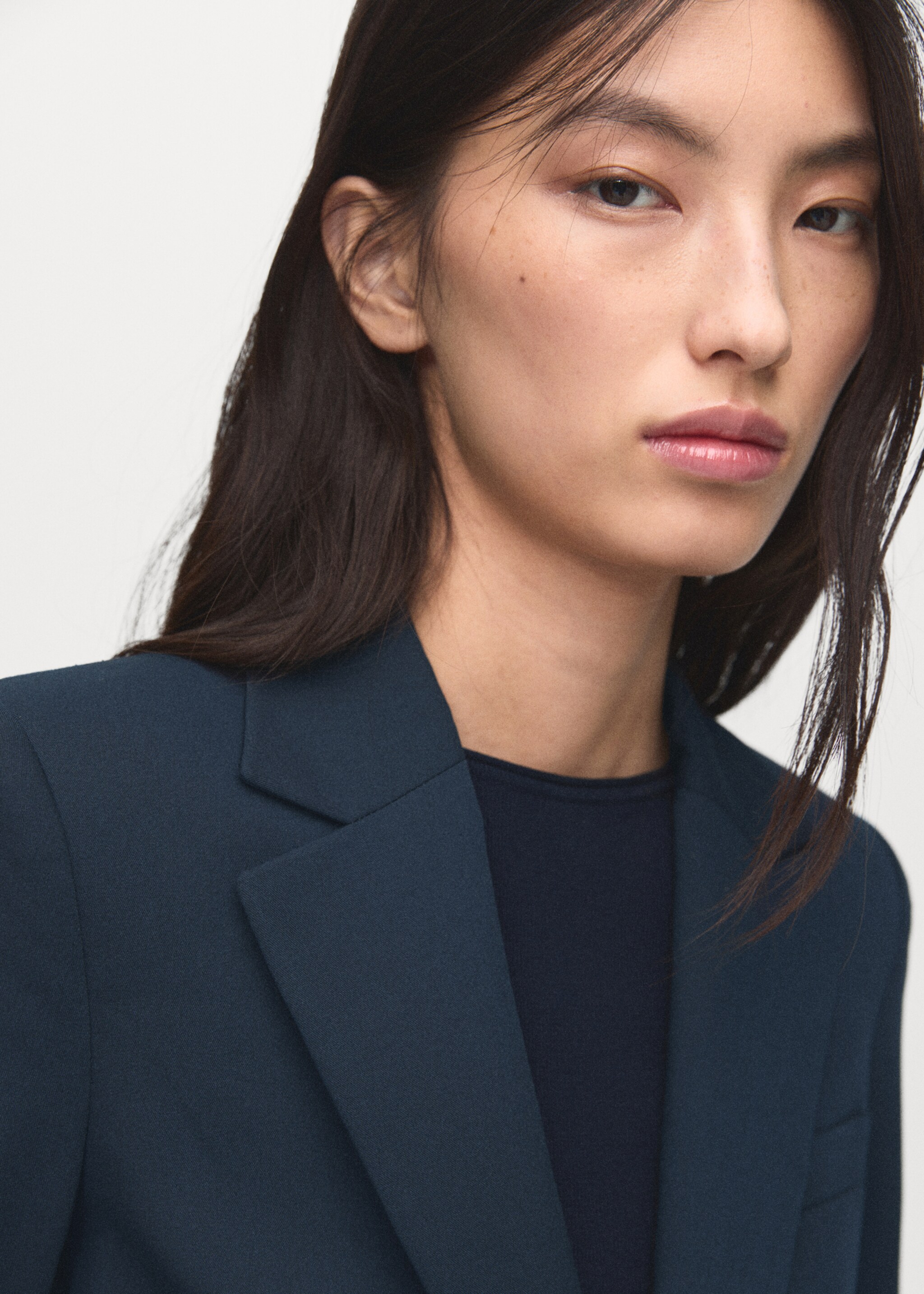 Blazer completo aderente - Dettaglio dell'articolo 1, Navy. Ref: 17045806-00.