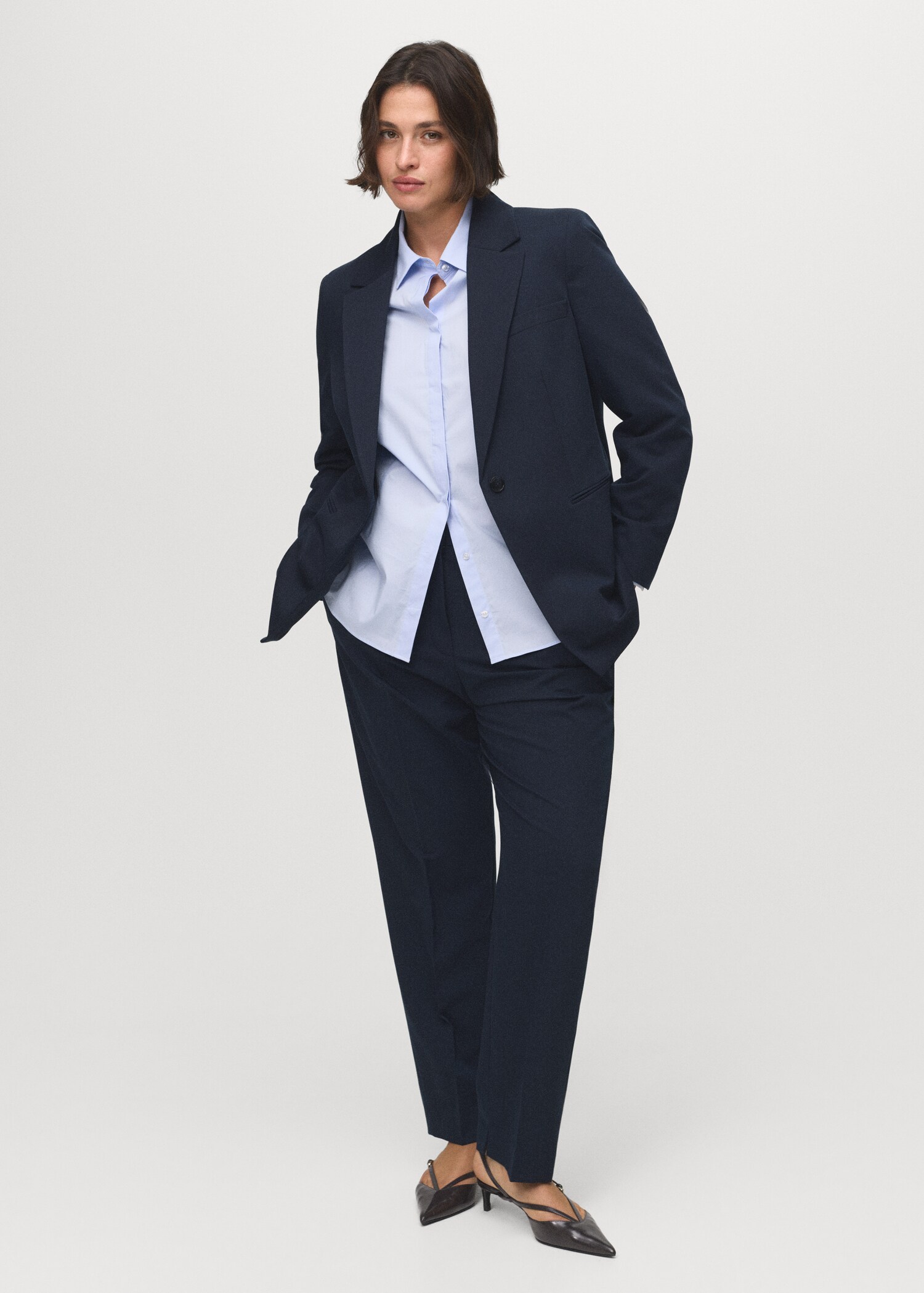 Fitted suit jacket - Details of the article 3