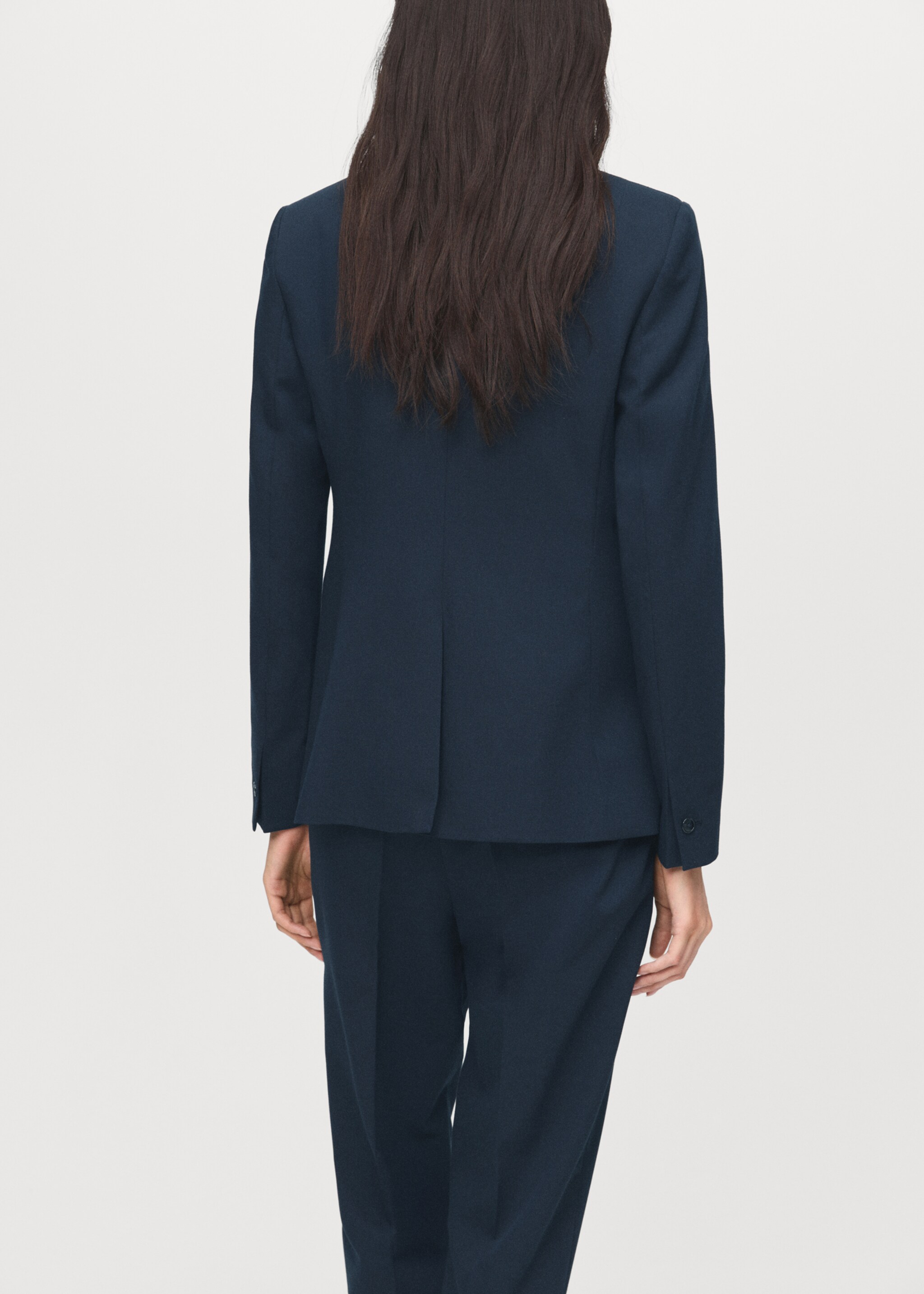 Blazer completo aderente - Retro dell'articolo, Navy. Ref: 17045806-00.