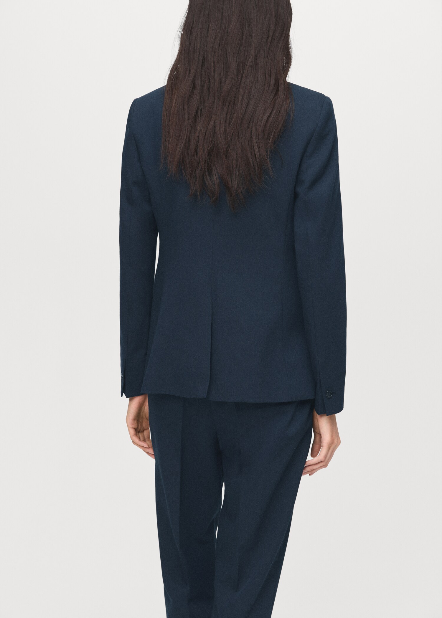 Fitted suit jacket - Reverse of the article