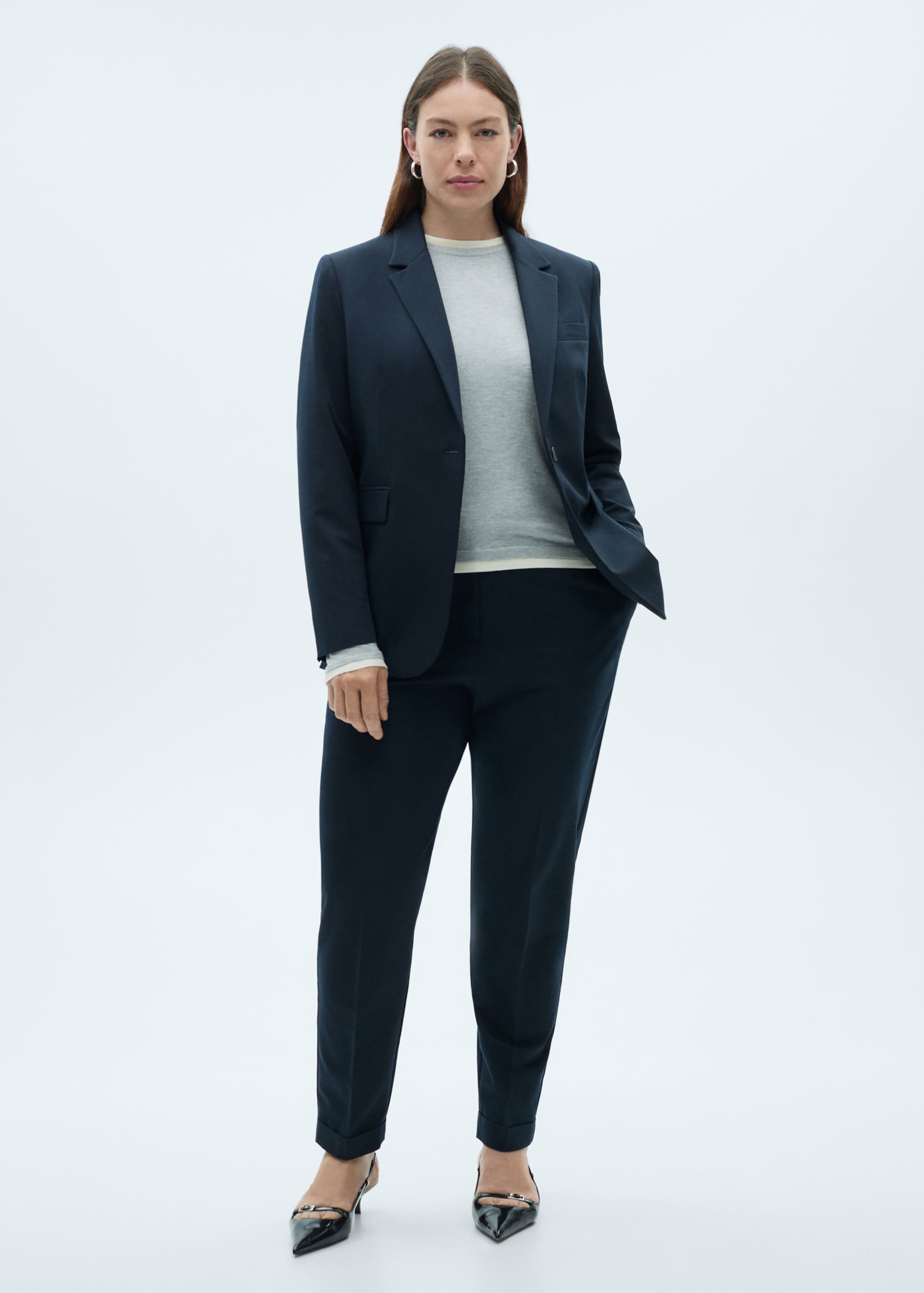 Ettersittende dressjakke - Artikkeldetalj 3