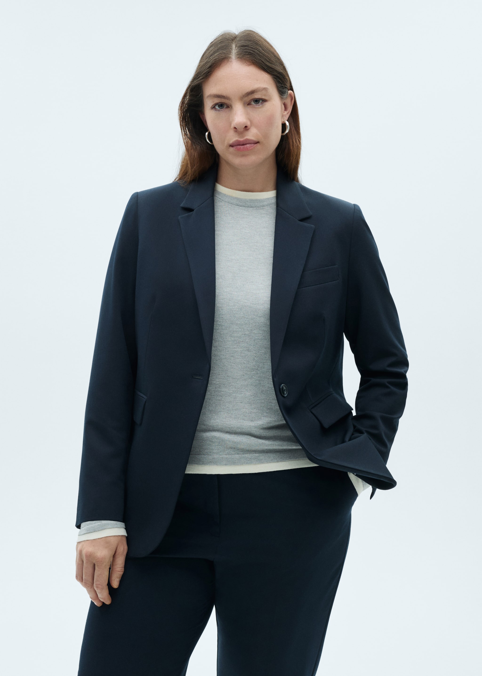 Ettersittende dressjakke - Artikkeldetalj 5