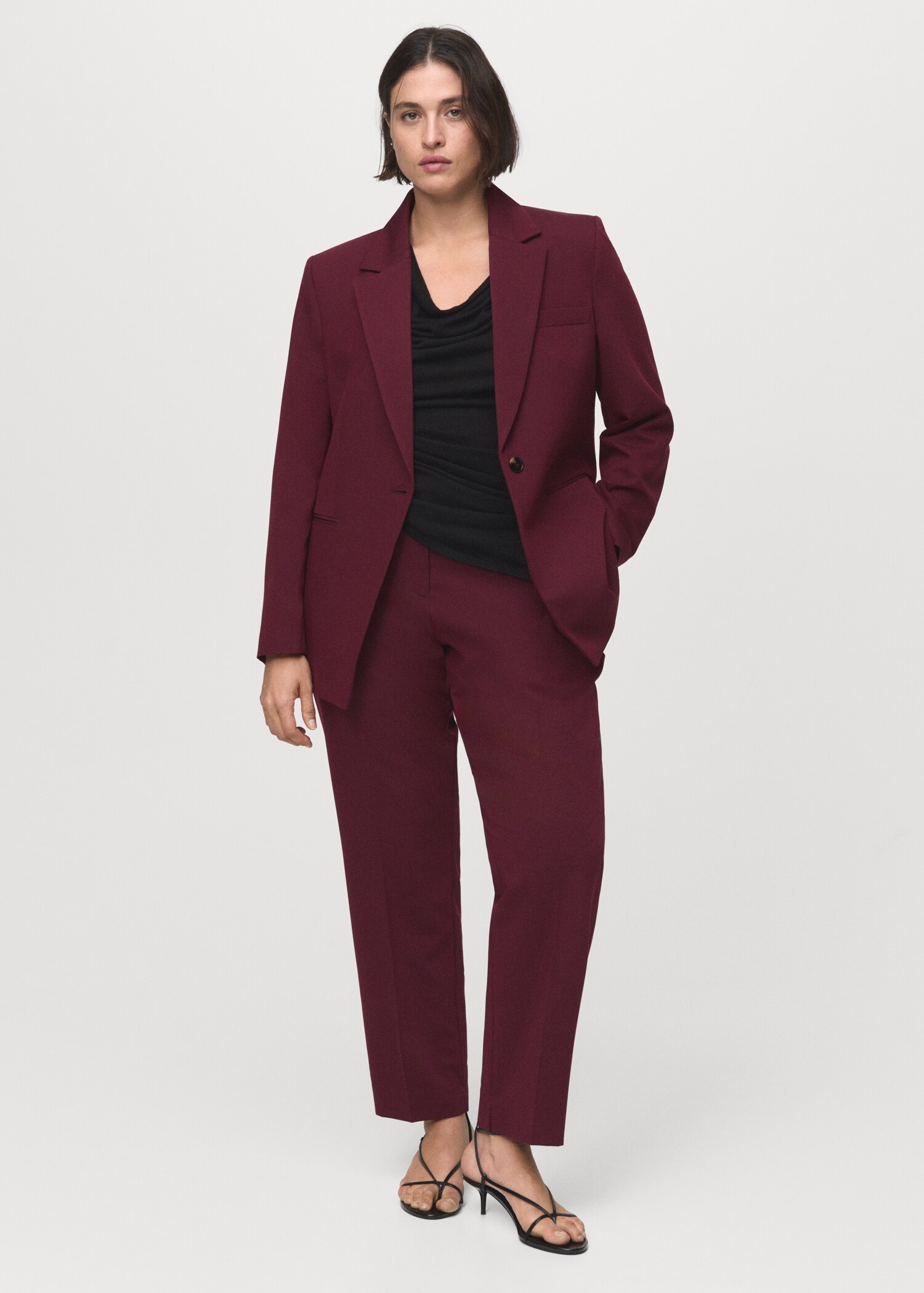 Fitted suit jacket - Details of the article 3