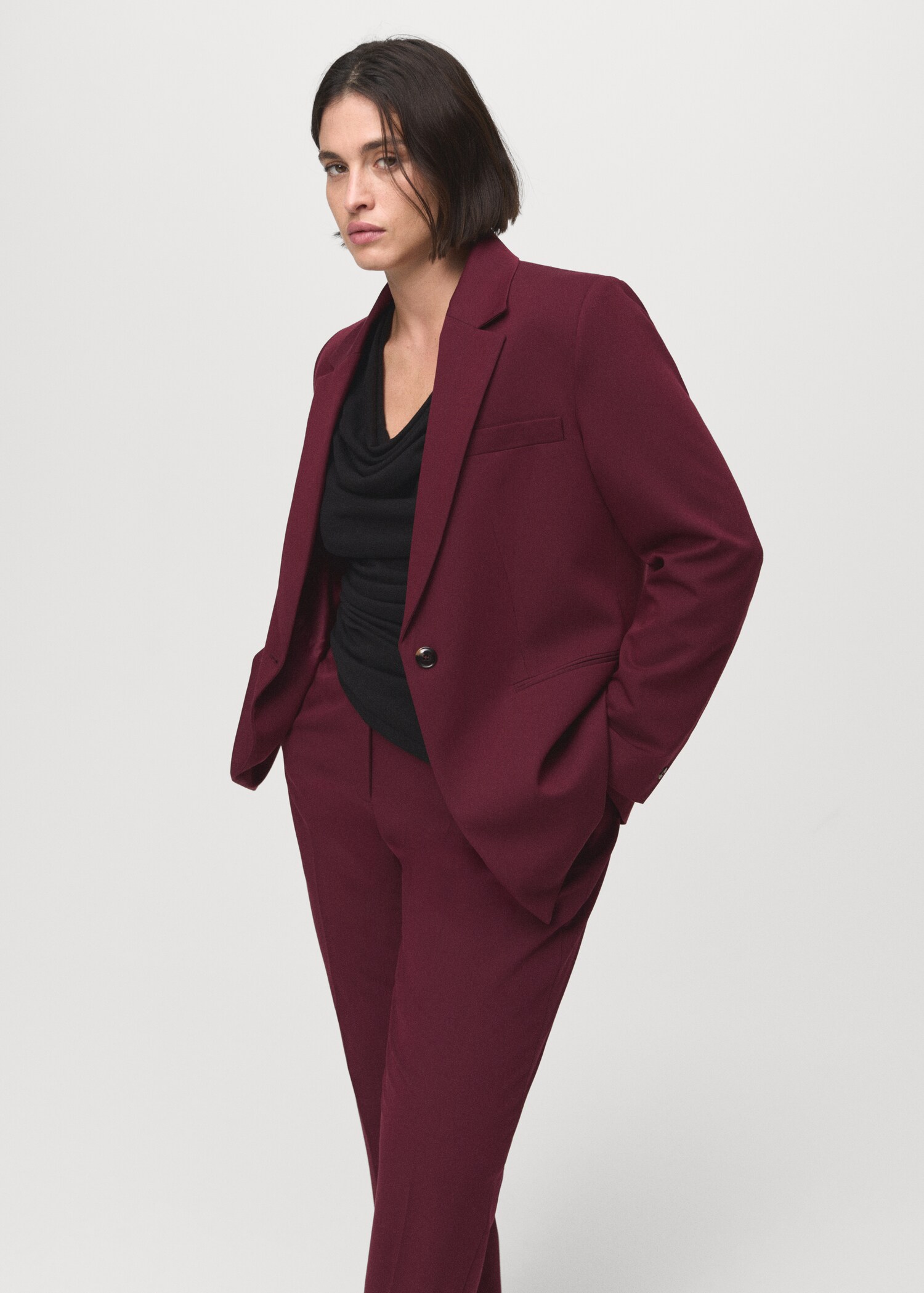 Fitted suit jacket - Details of the article 4