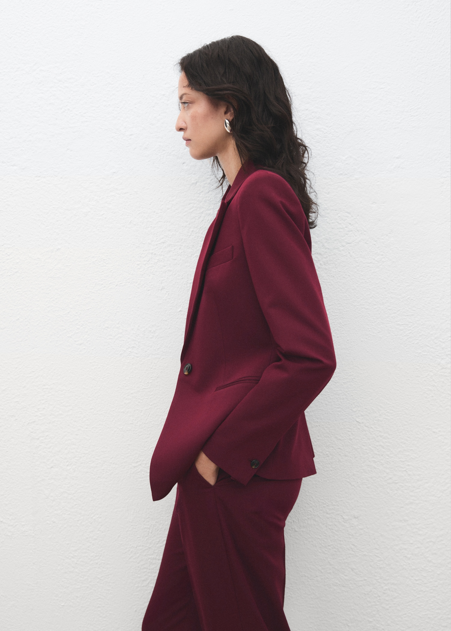 Fitted suit jacket - Details of the article 6