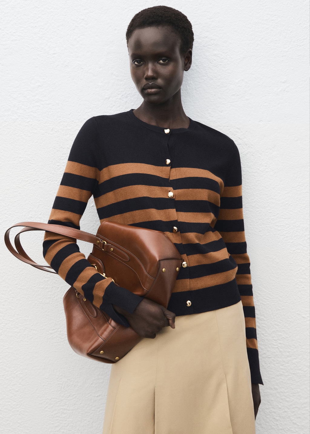 Mango Cardigan with cuff opening