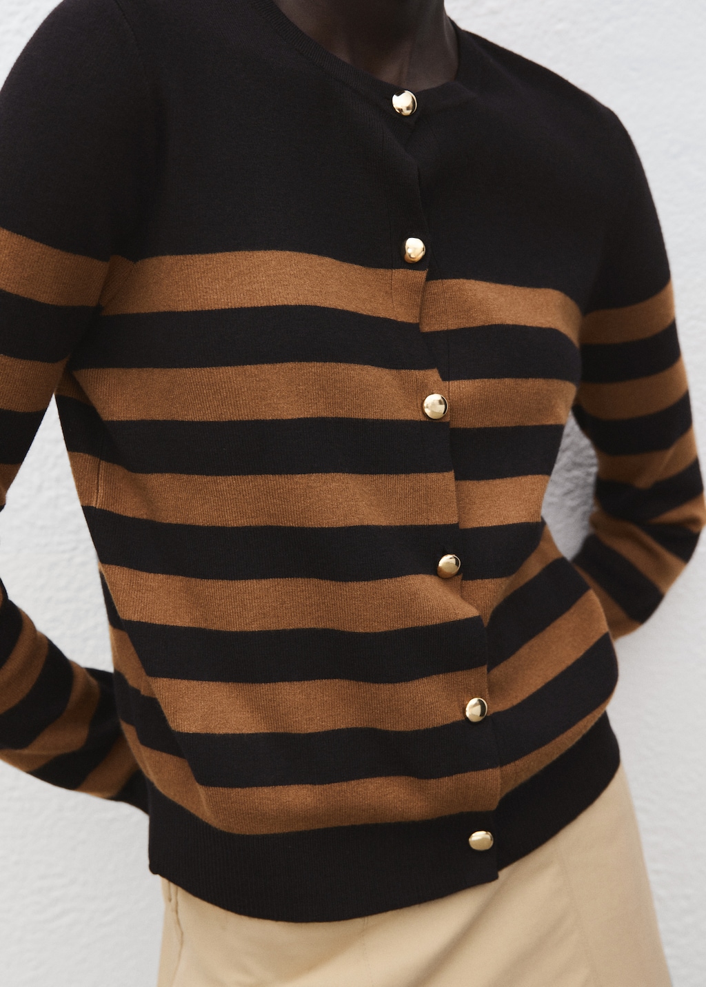 Mango Cardigan with cuff opening