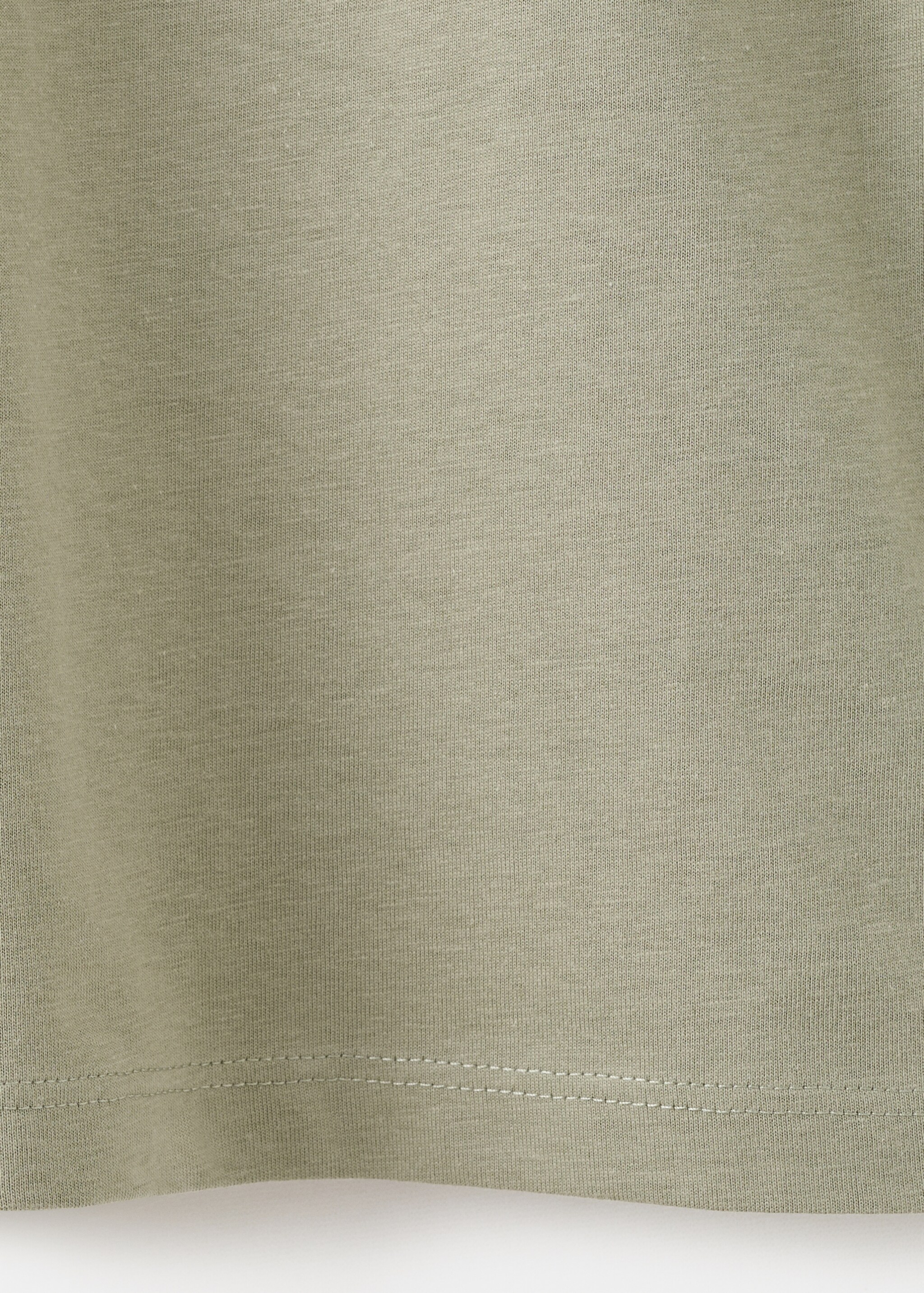 T-shirt en coton imprimé - Détail de l'article 0, Vert. Ref: 17045810-00.