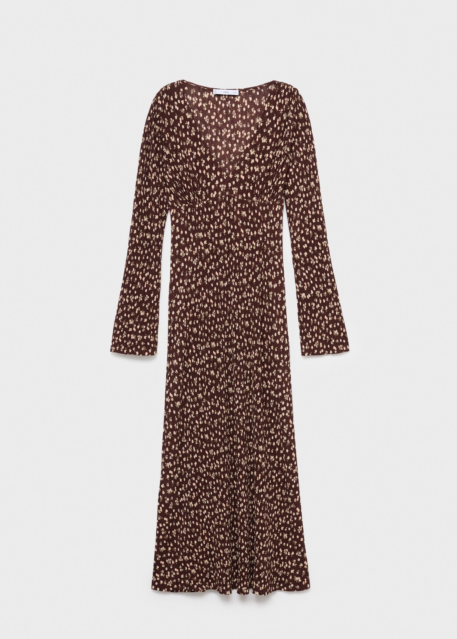 Robe imprimée à col en V - Article sans modèle