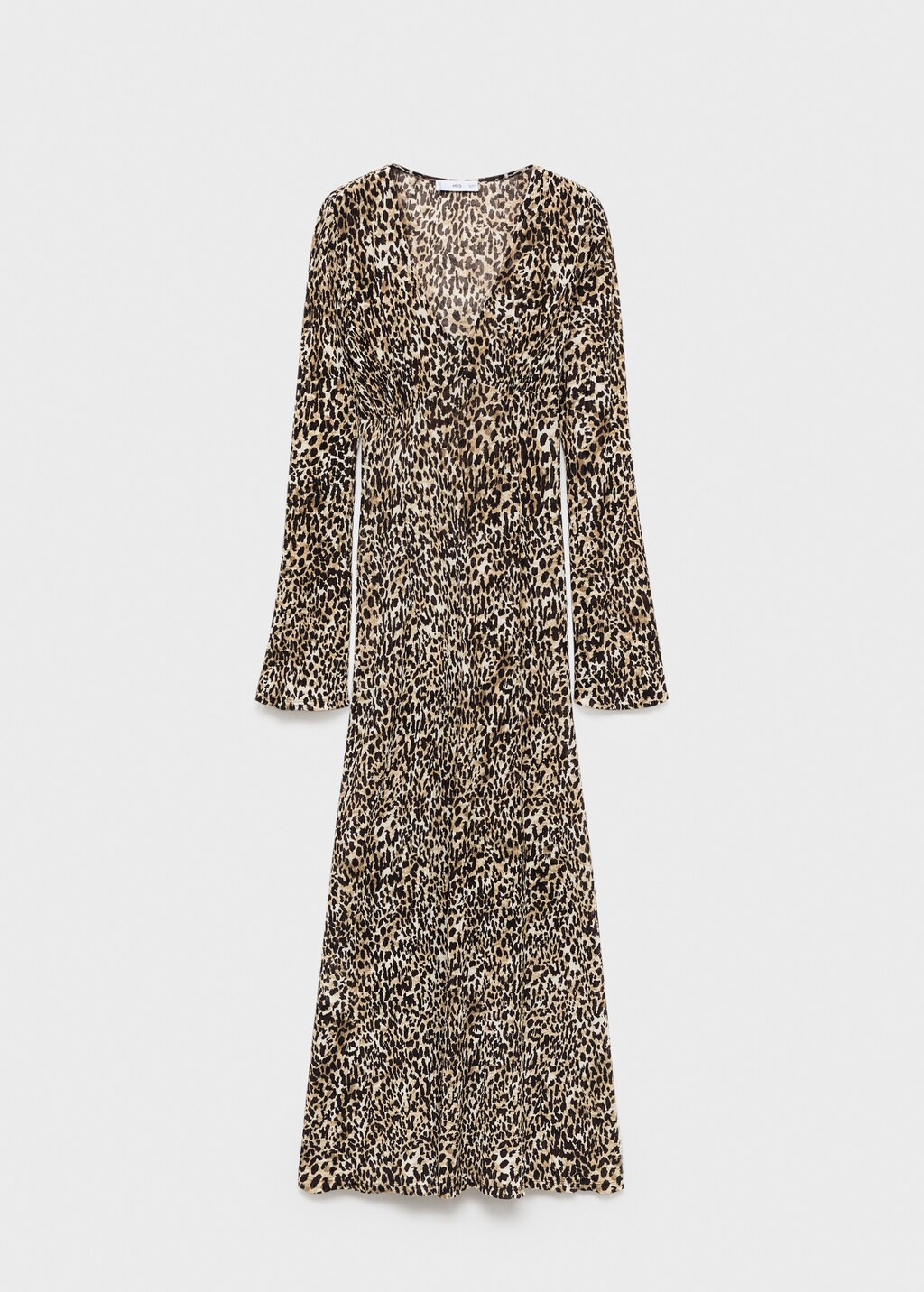 Printed V-neck dress