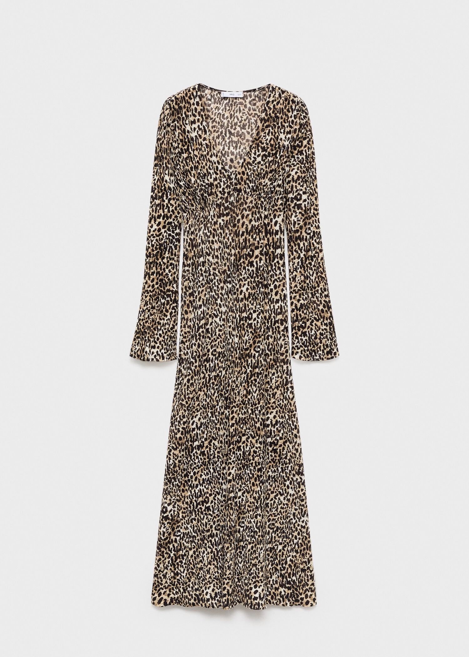 Robe imprimée à col en V - Article sans modèle