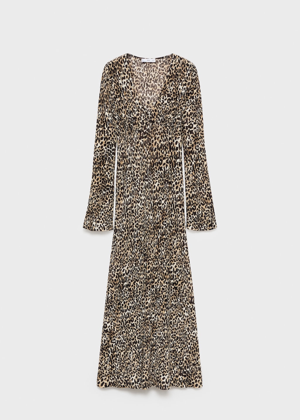 Printed V-neck dress