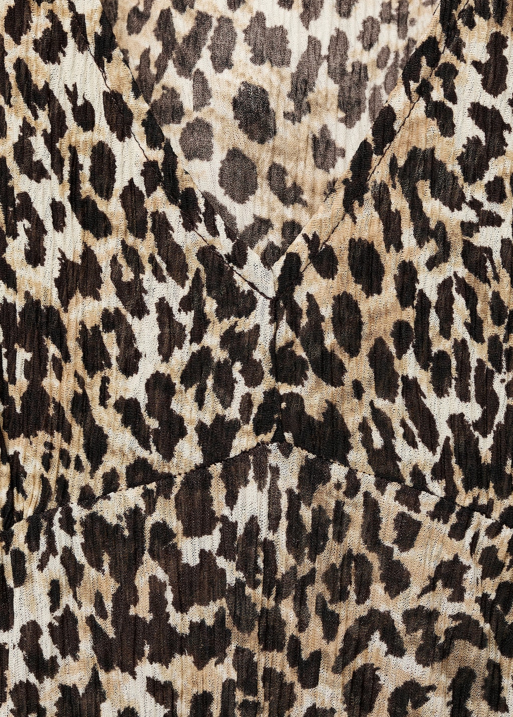 Printed V-neck dress