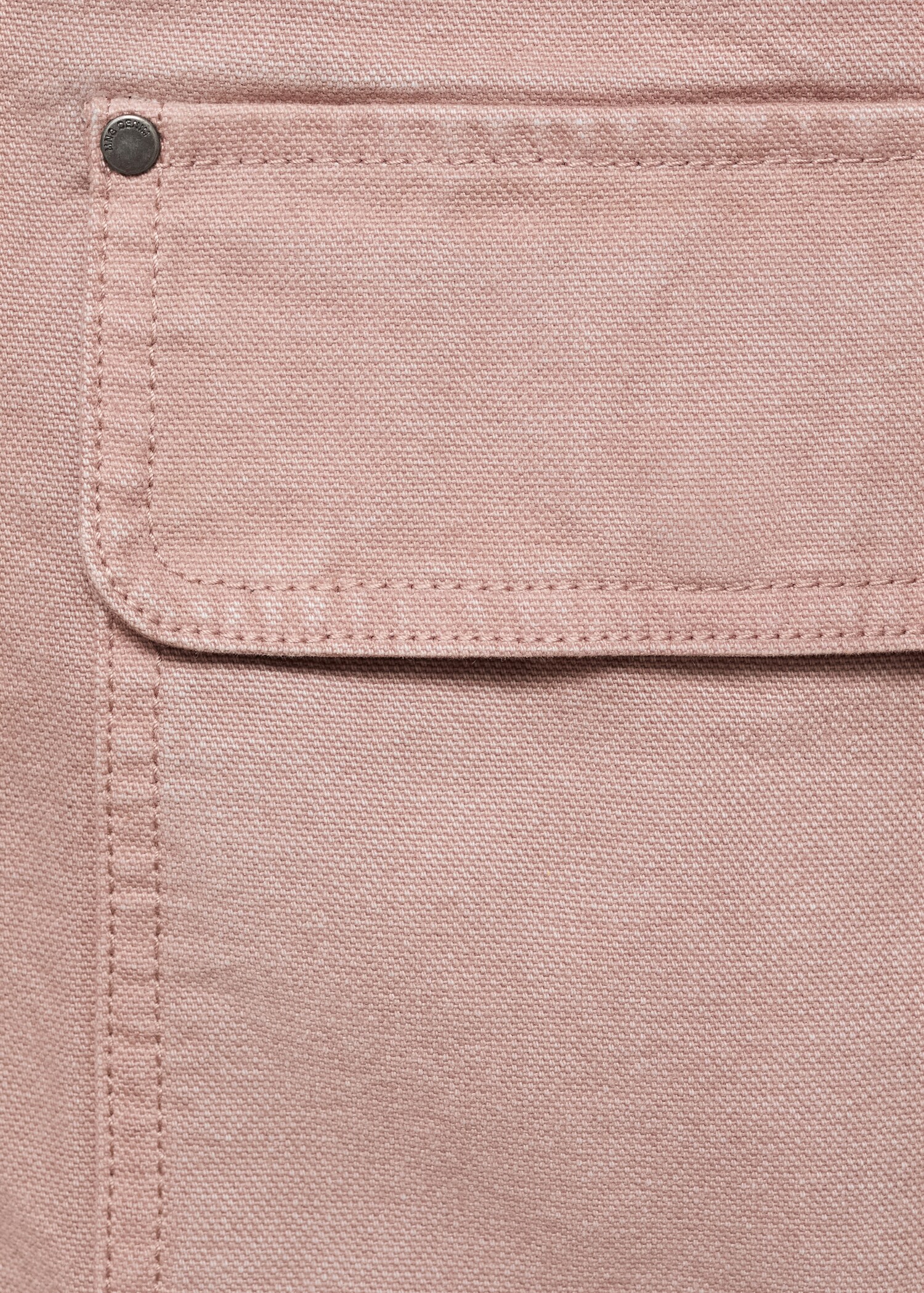 Corduroy collar denim jacket - Details of the article 0