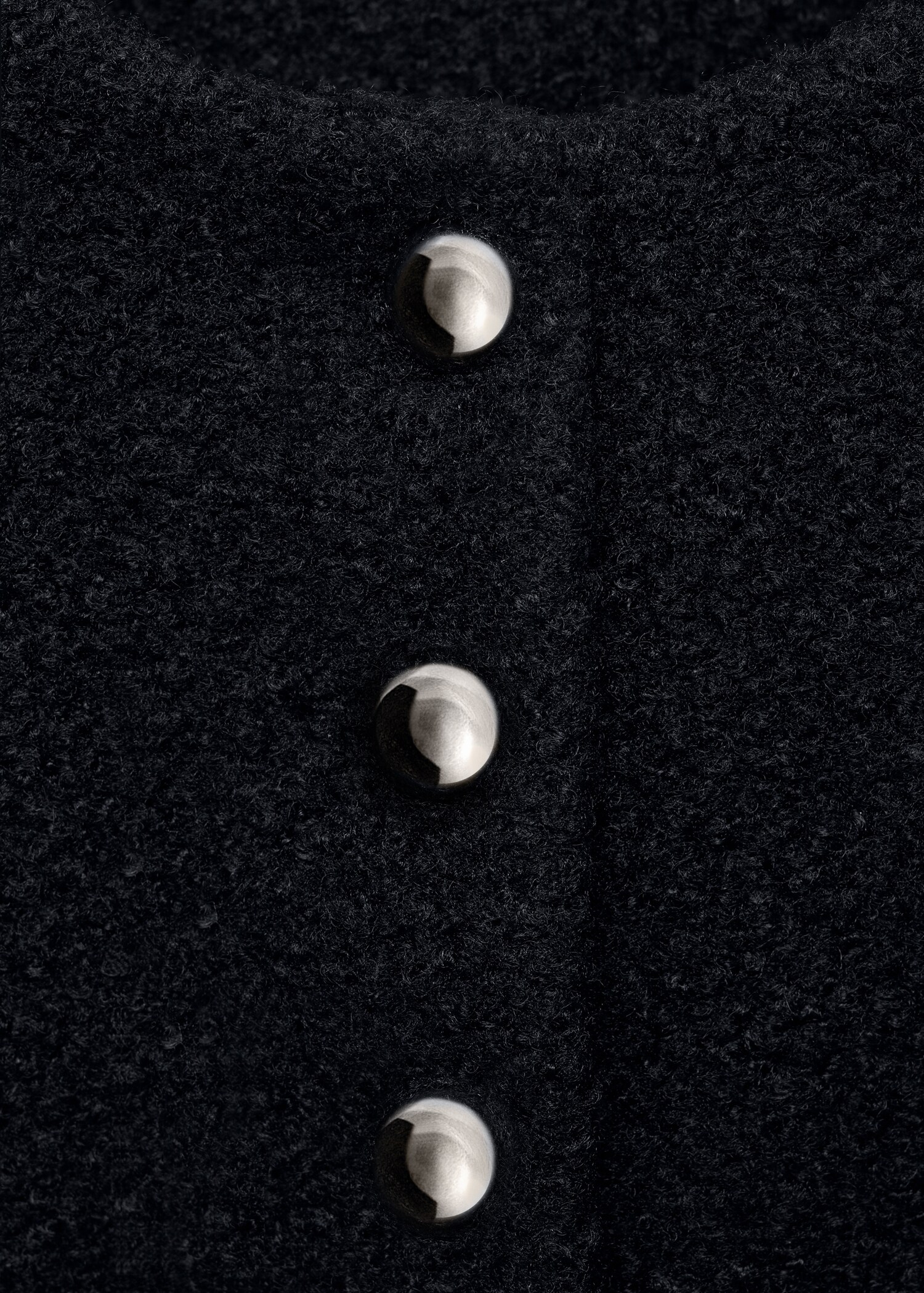 Bouclé jacket with jewel buttons - Details of the article 8