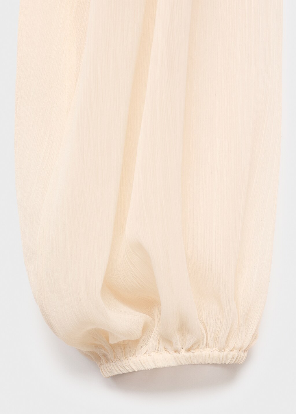 Lace combination blouse