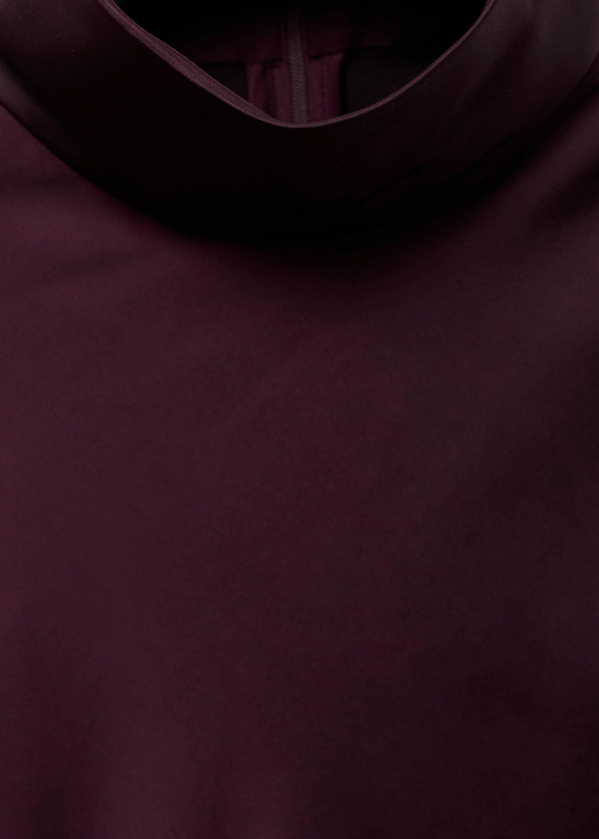 Chemise satinée col montant - Détail de l'article 0, Violet. Ref: 17045826-00.
