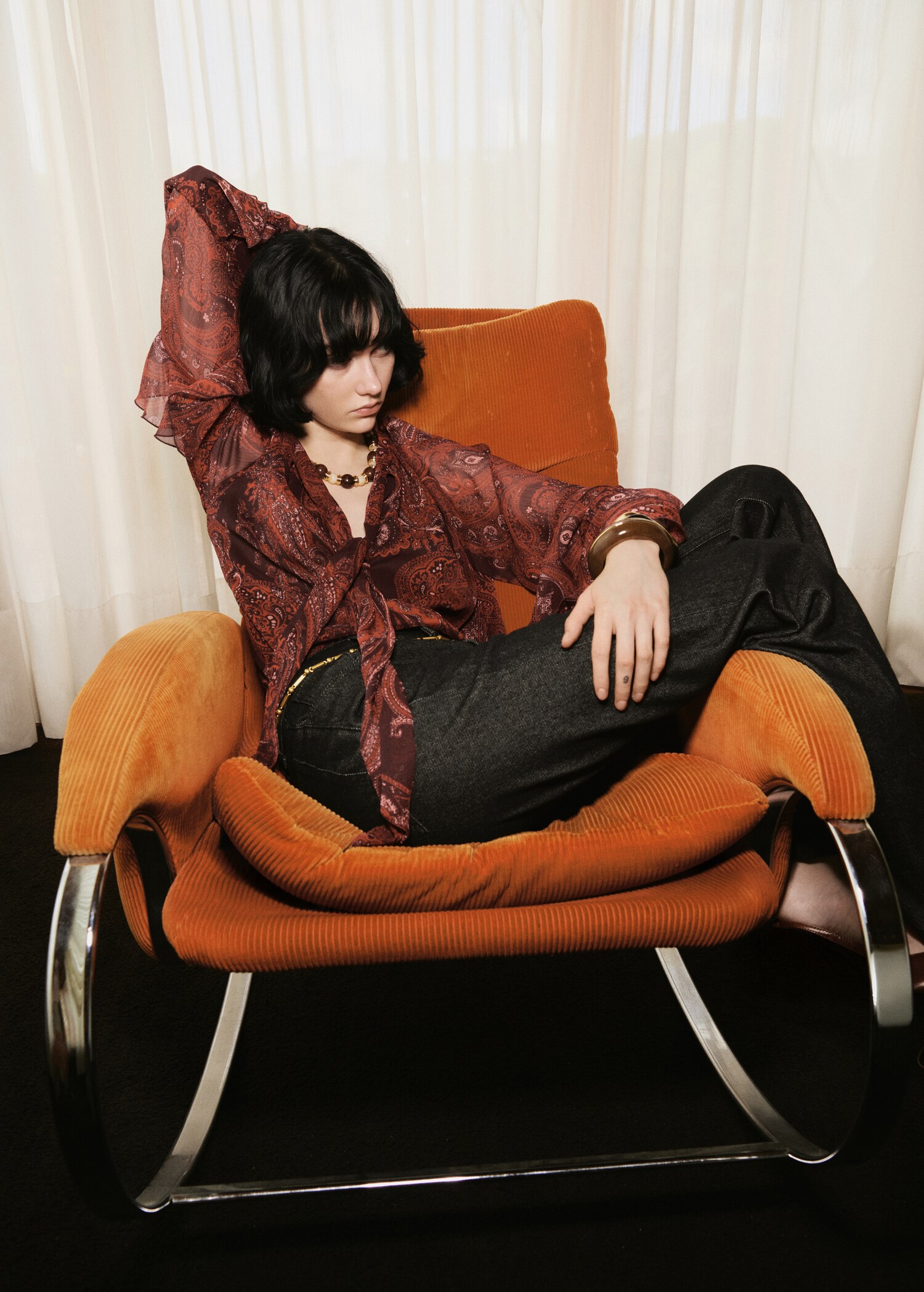 Paisley print blouse - Details of the article 2