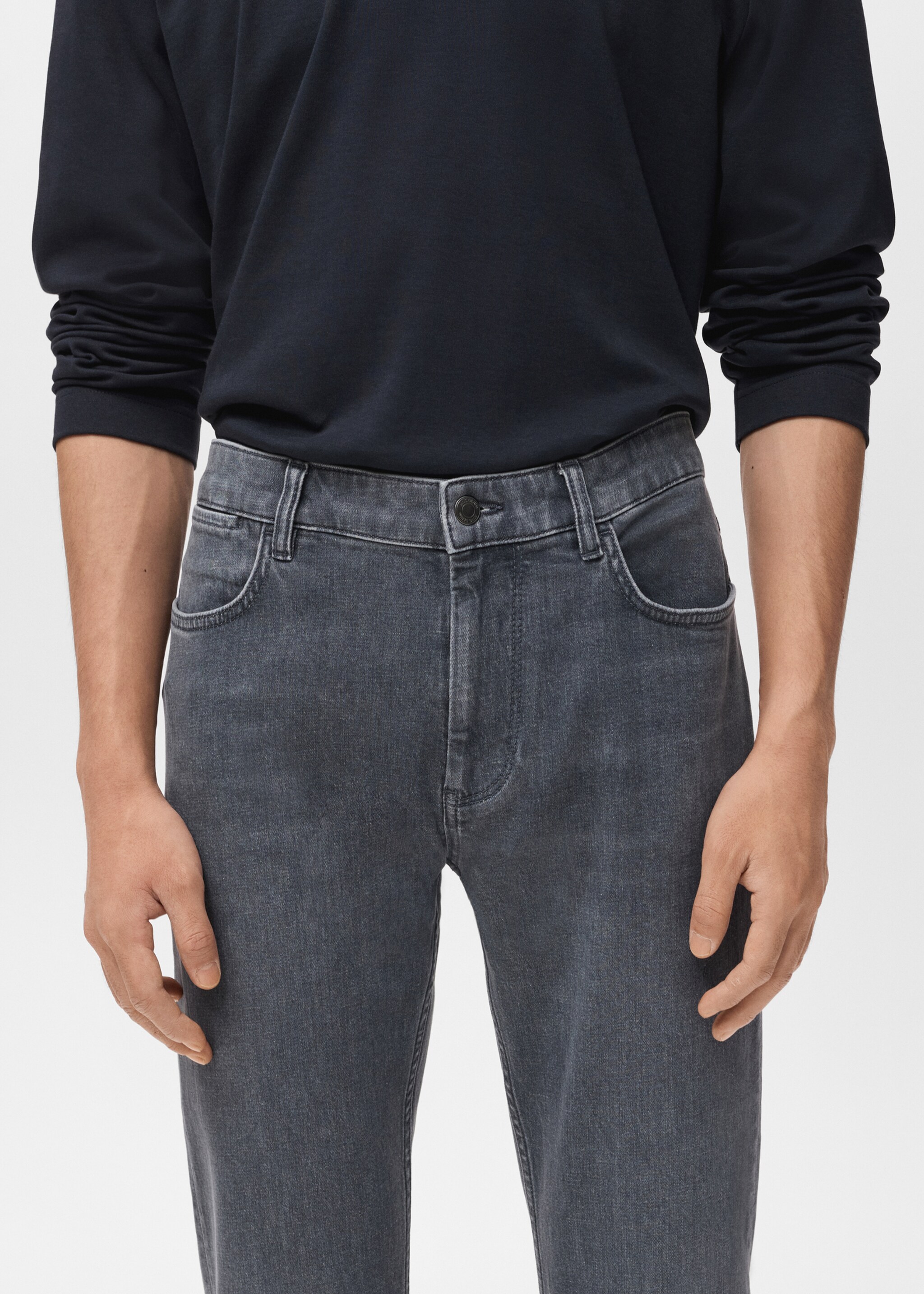 Jeans Patrick slim fit - Detalle del artículo 6, Denim negro. Ref: 17045970-00.