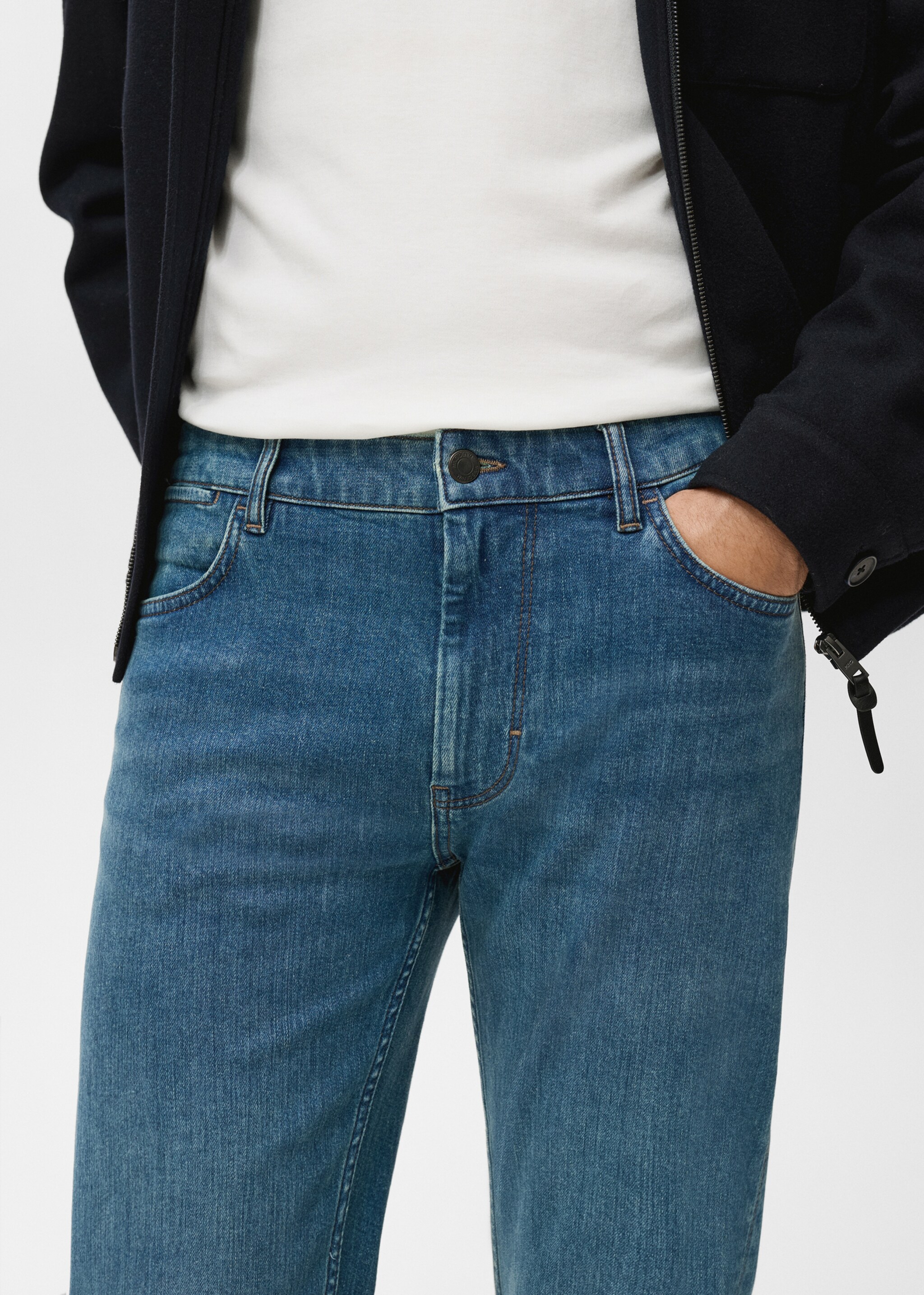 Jeans Patrick slim fit Ultra Soft Touch - Detalle del artículo 1, Verde menta. Ref: 17045971-00.