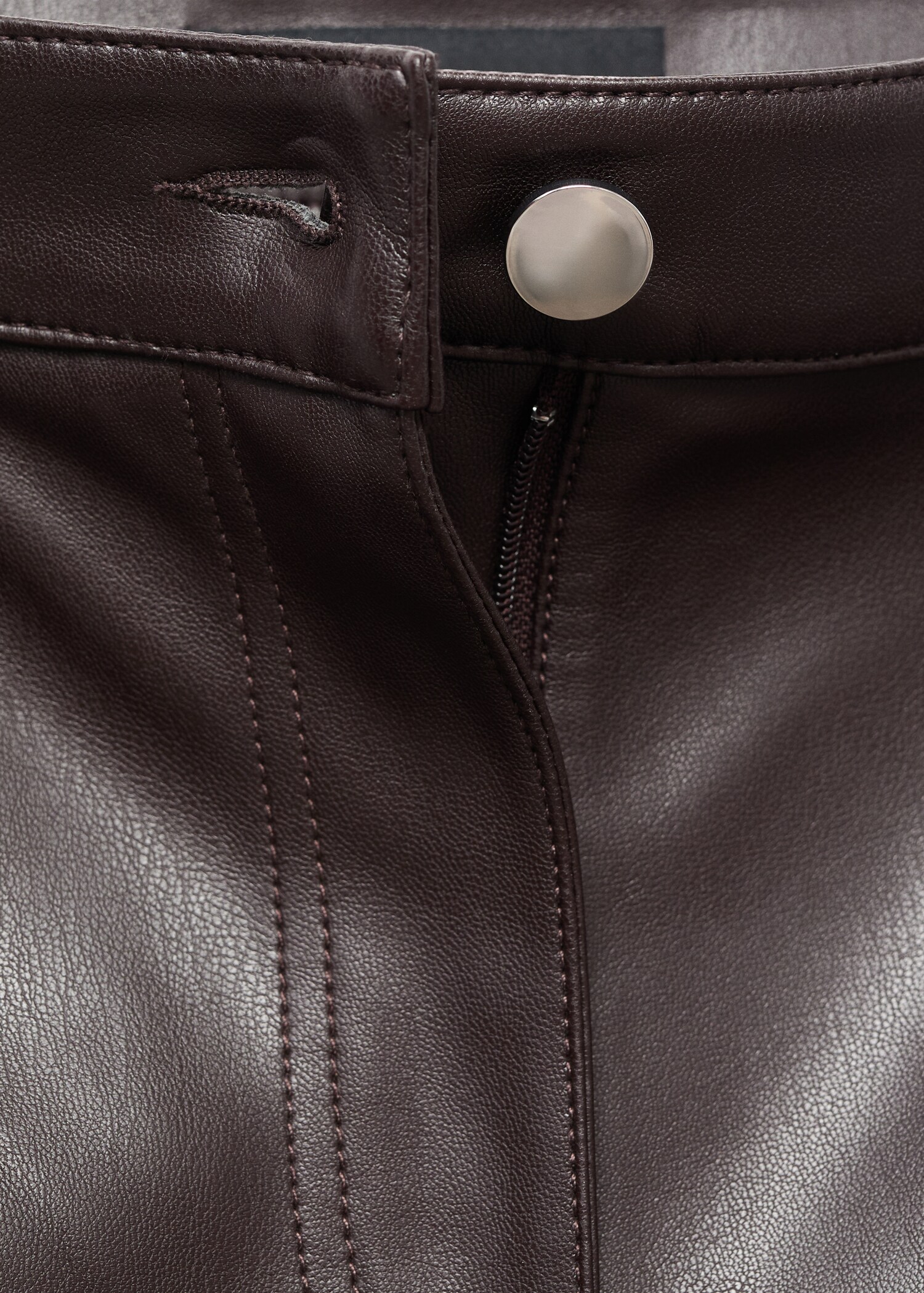 Leather-effect skinny trousers - Details of the article 8