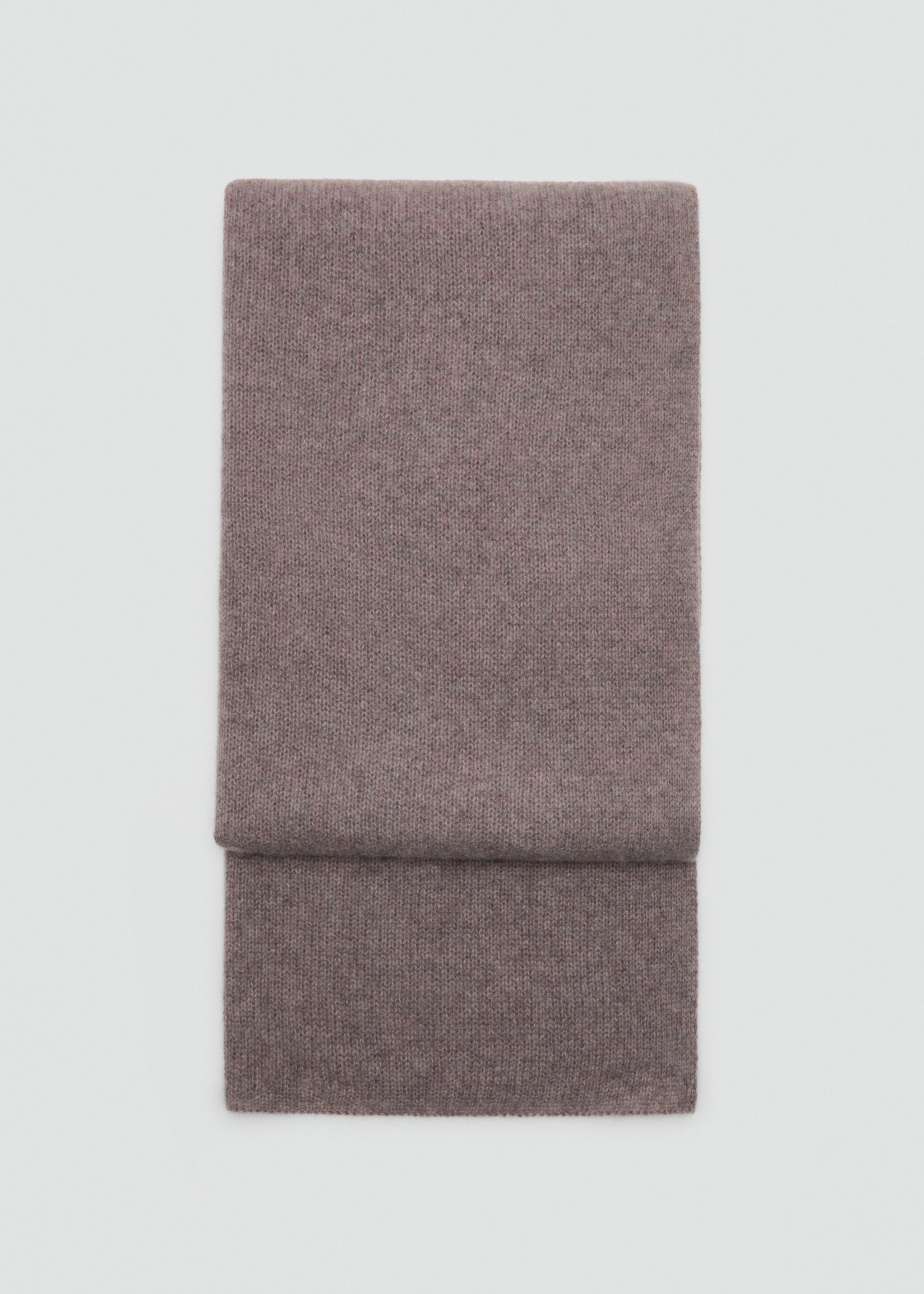 100% cashmere scarf - Article without model, Medium Brown. Ref: 17045976-00.